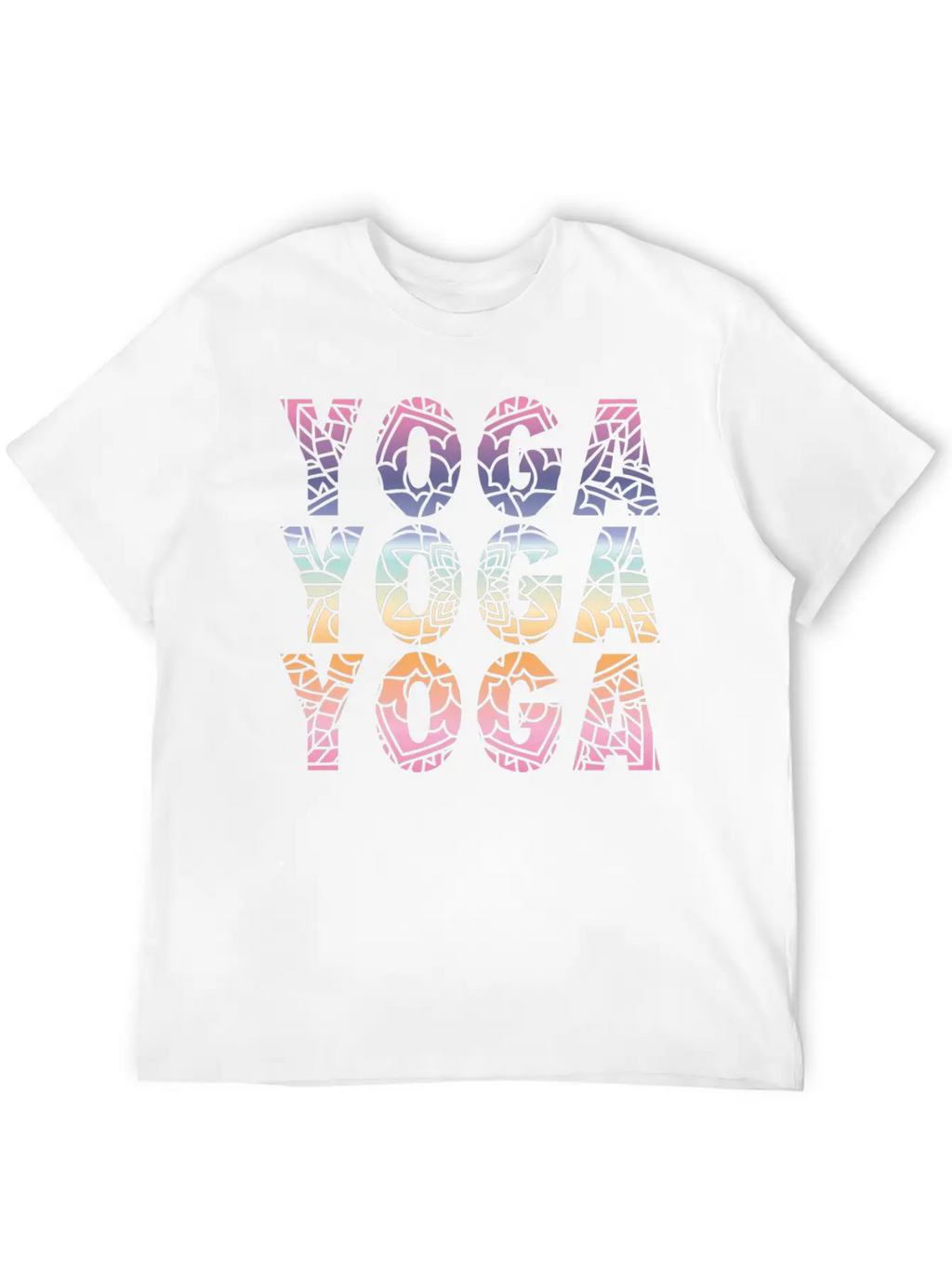 Yoga Yoga Yoga Modern Fit Casual T-Shirt – Clean And Versatile Design