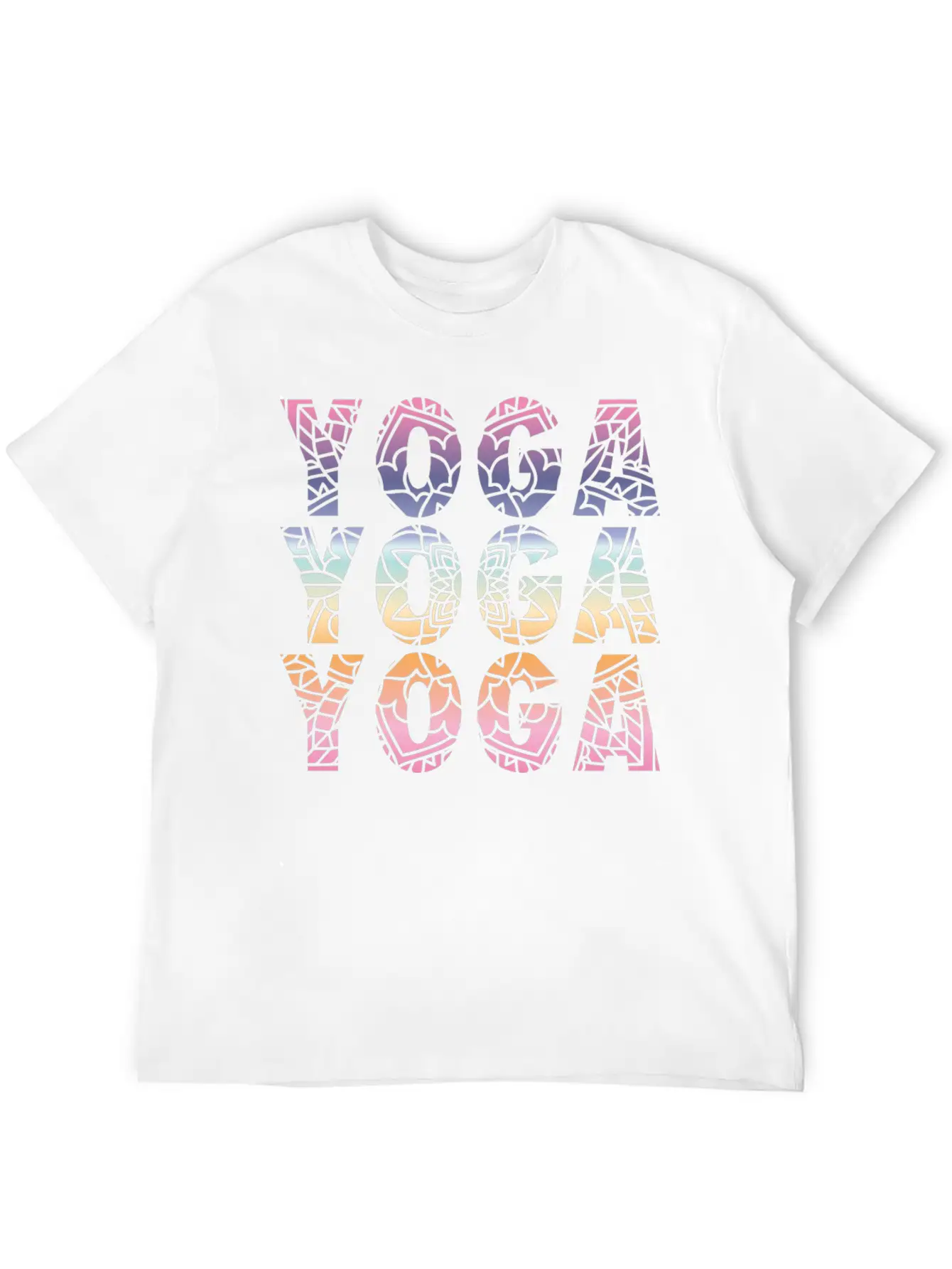Yoga Yoga Yoga Modern Fit Casual T-Shirt – Clean And Versatile Design