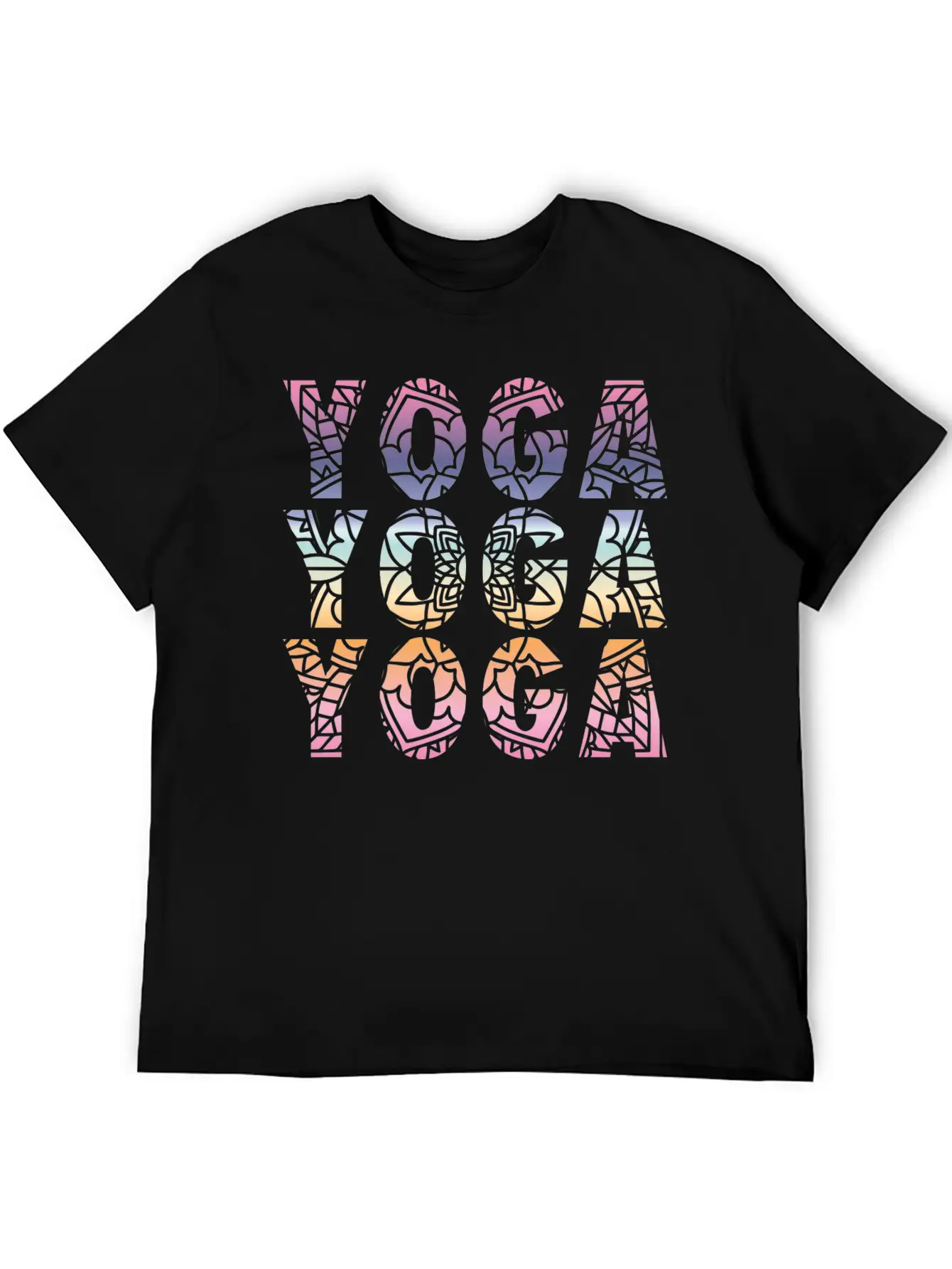 Yoga Yoga Yoga Modern Fit Casual T-Shirt – Clean And Versatile Design