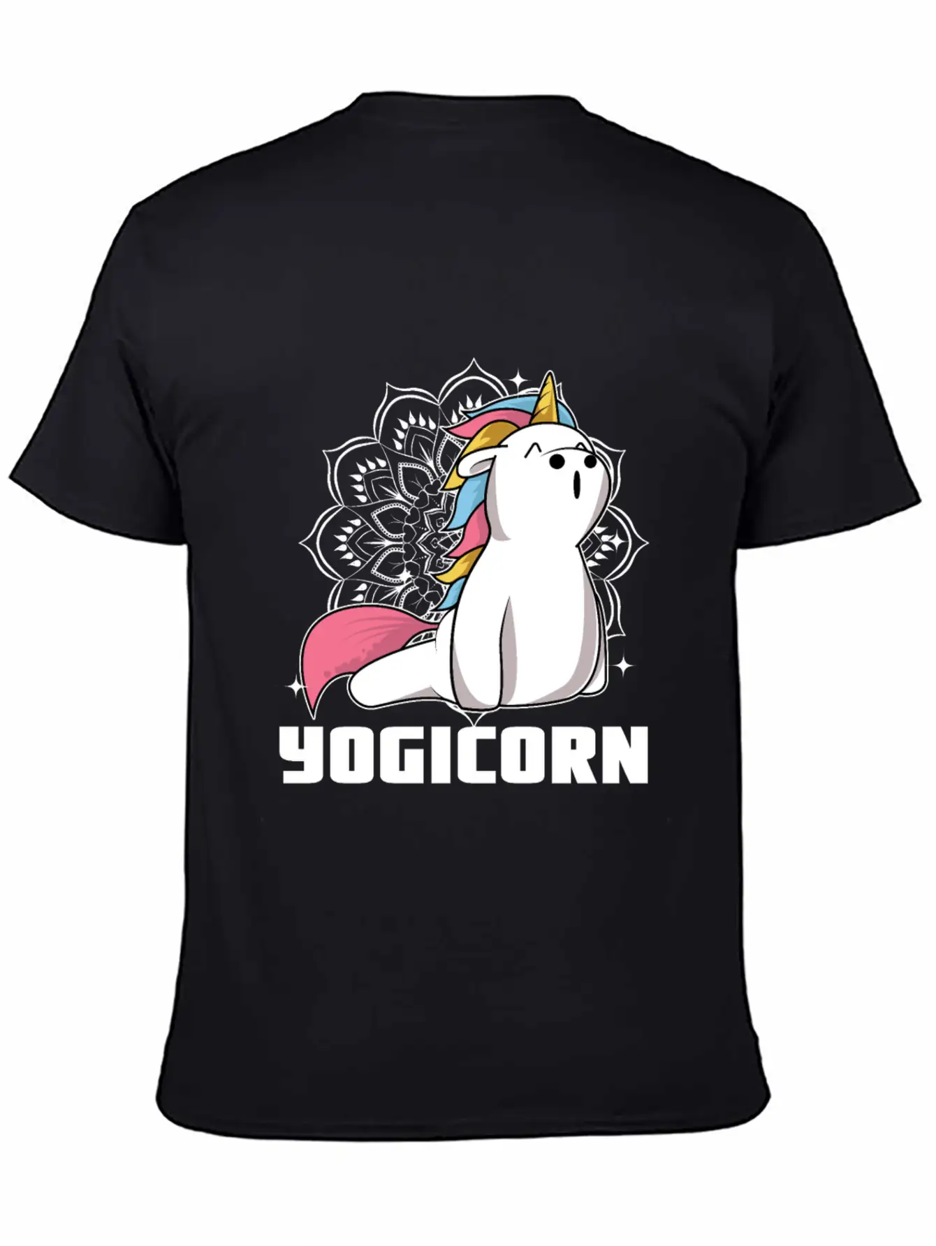 Yogicorn At Unicorn Yoga Unicorn Lovers Breathable Soft Cotton T-Shirt – Timeless Casual Look