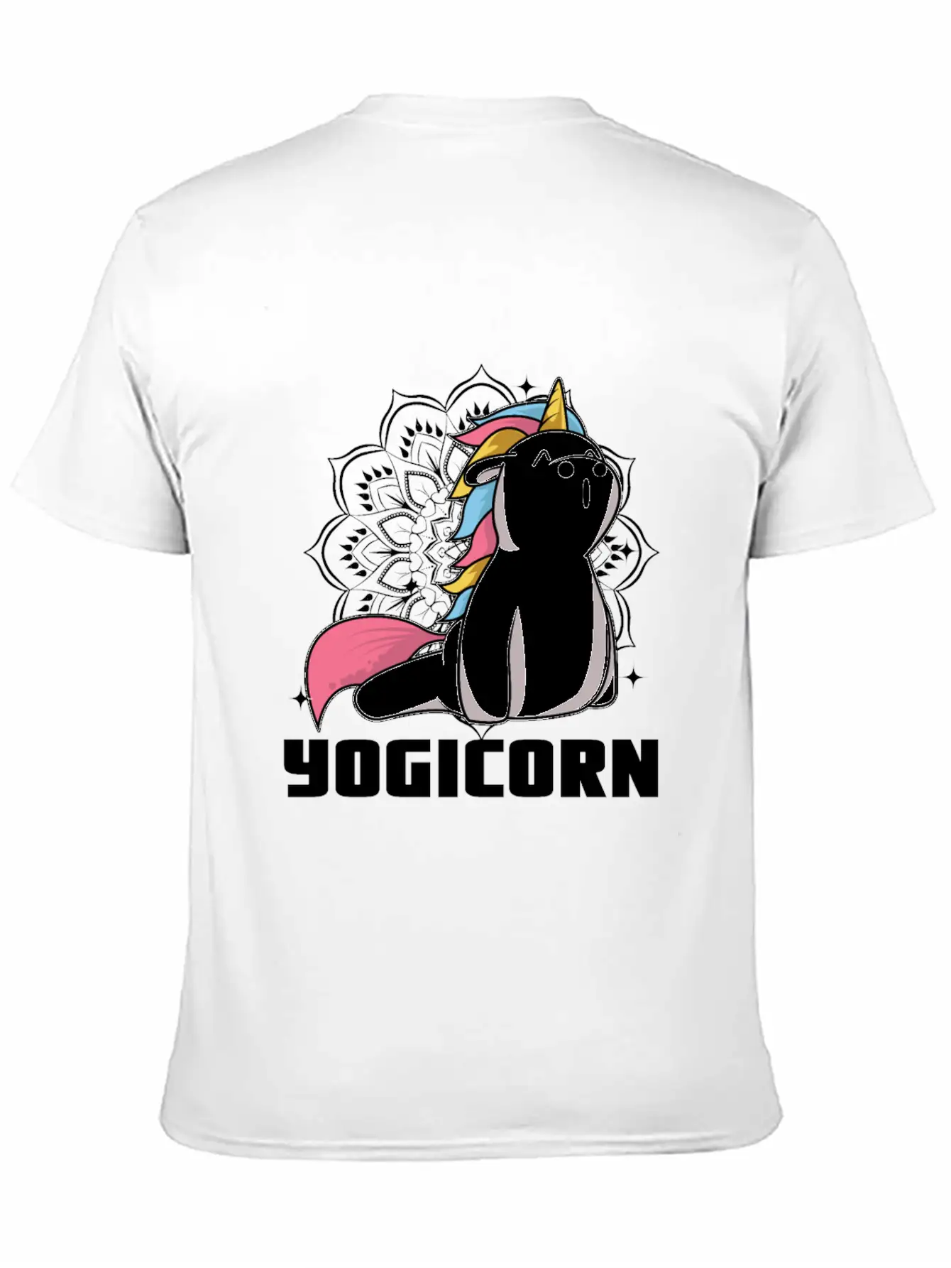 Yogicorn At Unicorn Yoga Unicorn Lovers Breathable Soft Cotton T-Shirt – Timeless Casual Look