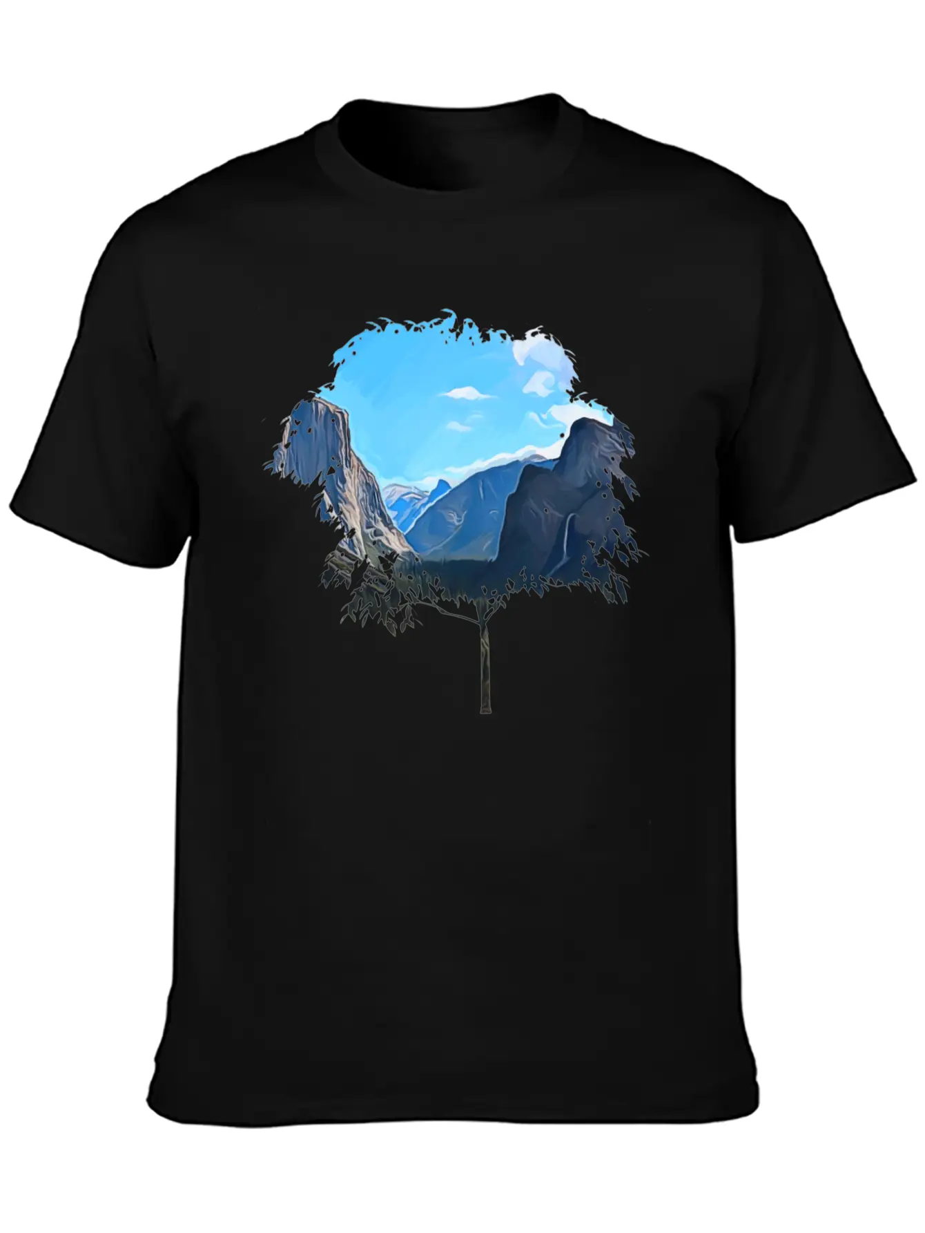 Yosemite National Park Classic Cotton Tee – Unisex Comfort For Any Season