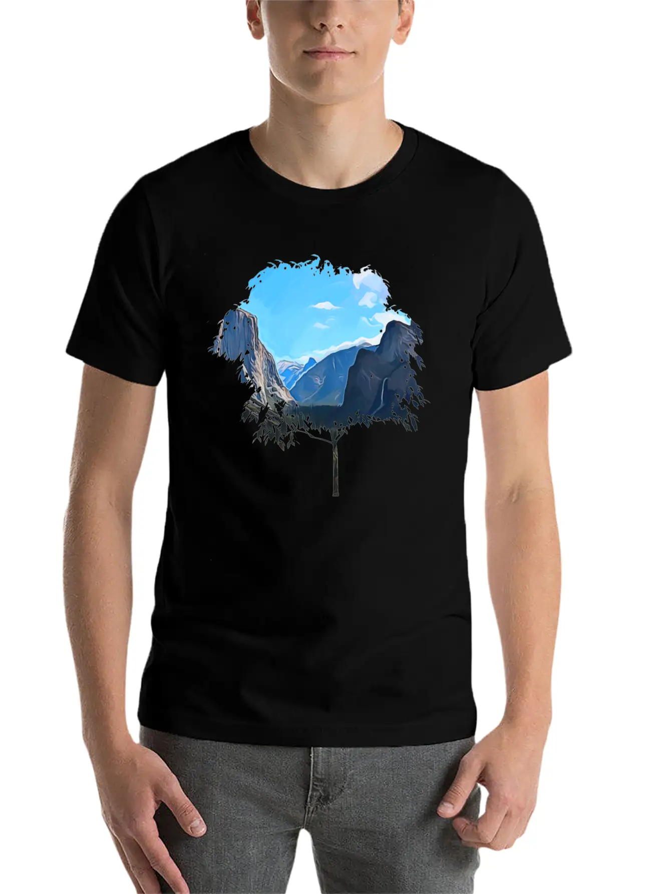 Yosemite National Park Classic Cotton Tee – Unisex Comfort For Any Season