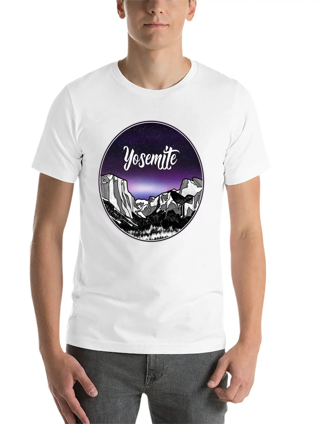 Yosemite Unisex Casual T-Shirt – Clean Design For Daily Comfort