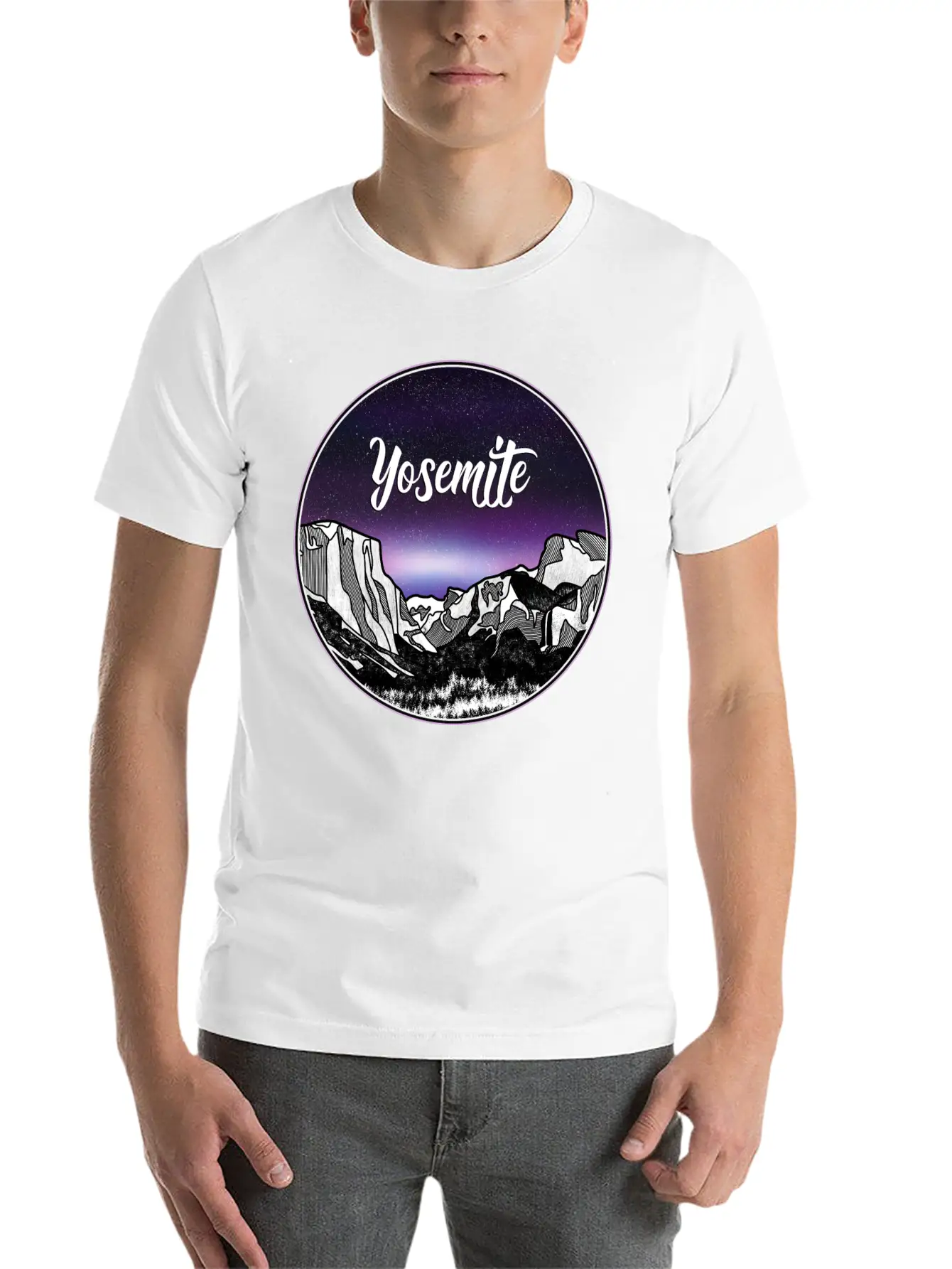 Yosemite Unisex Casual T-Shirt – Clean Design For Daily Comfort