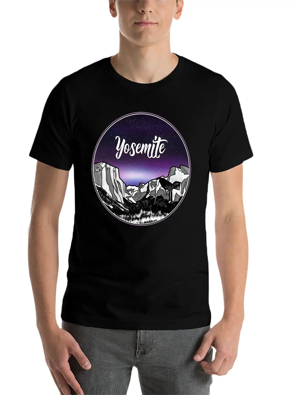 Yosemite Unisex Casual T-Shirt – Clean Design For Daily Comfort