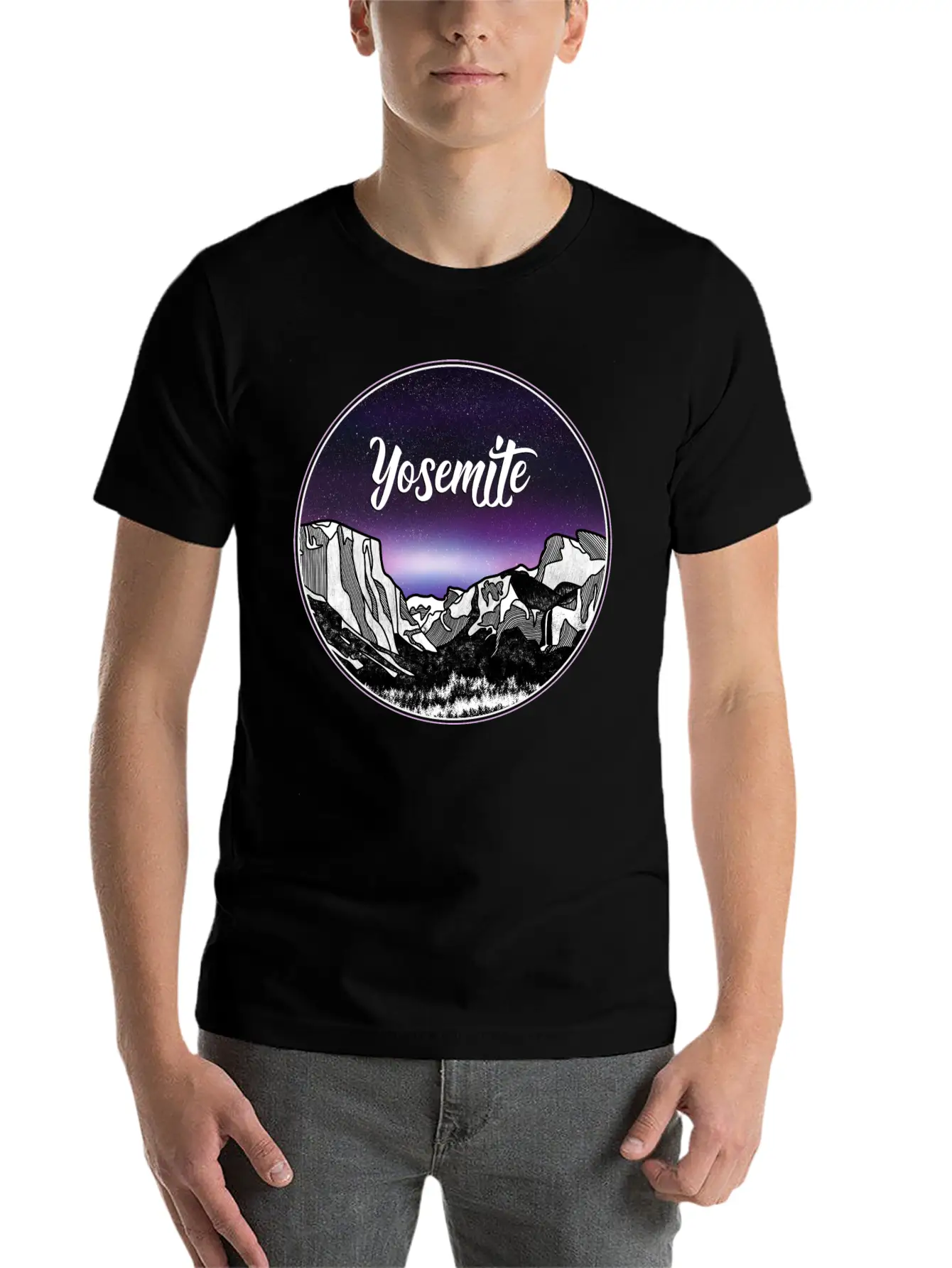 Yosemite Unisex Casual T-Shirt – Clean Design For Daily Comfort