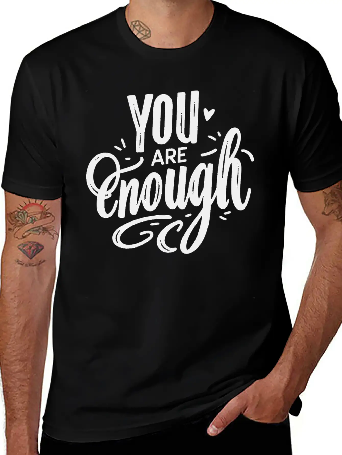 You Are Enough Classic Cotton Tee – Unisex Comfort For Any Season