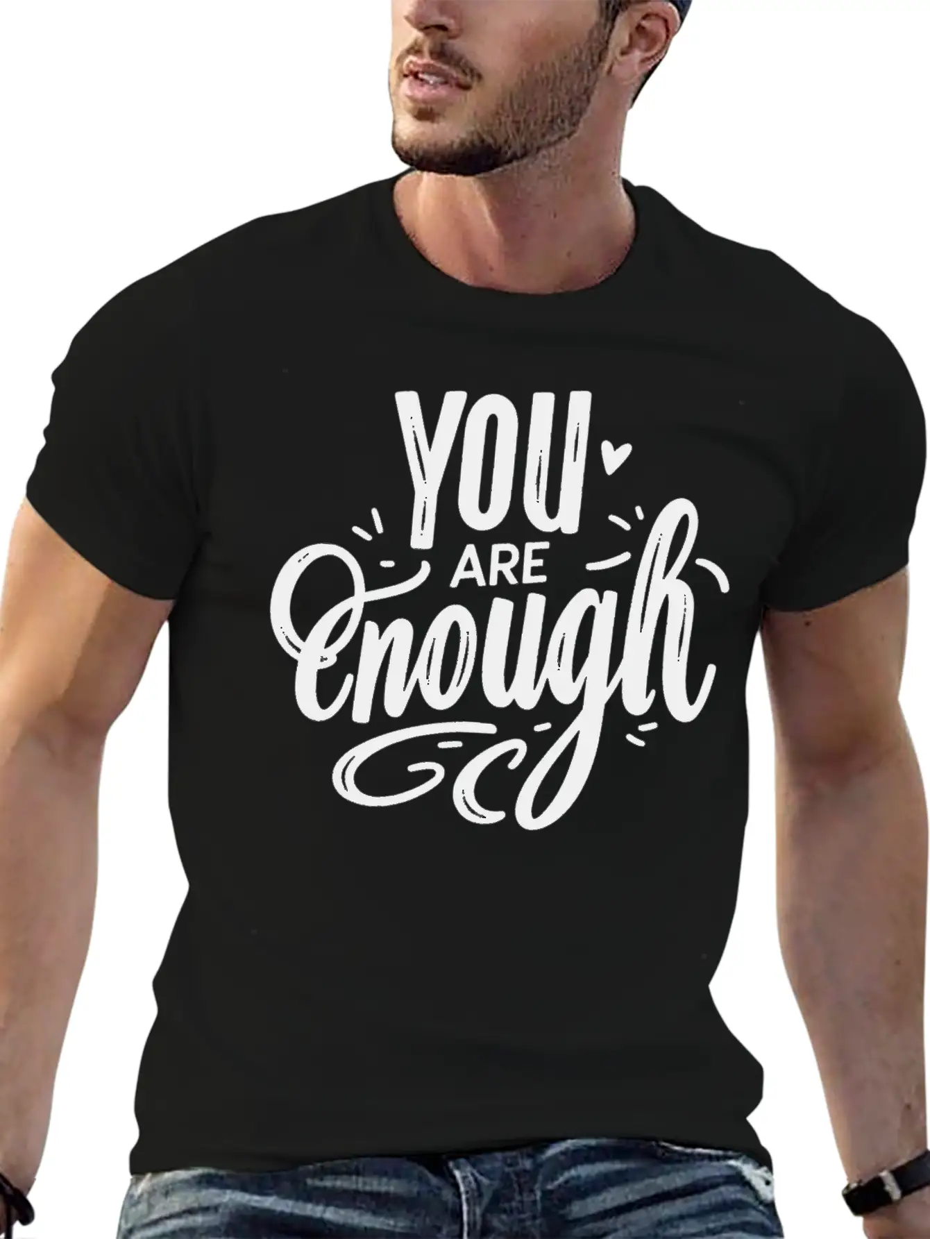 You Are Enough Classic Cotton Tee – Unisex Comfort For Any Season