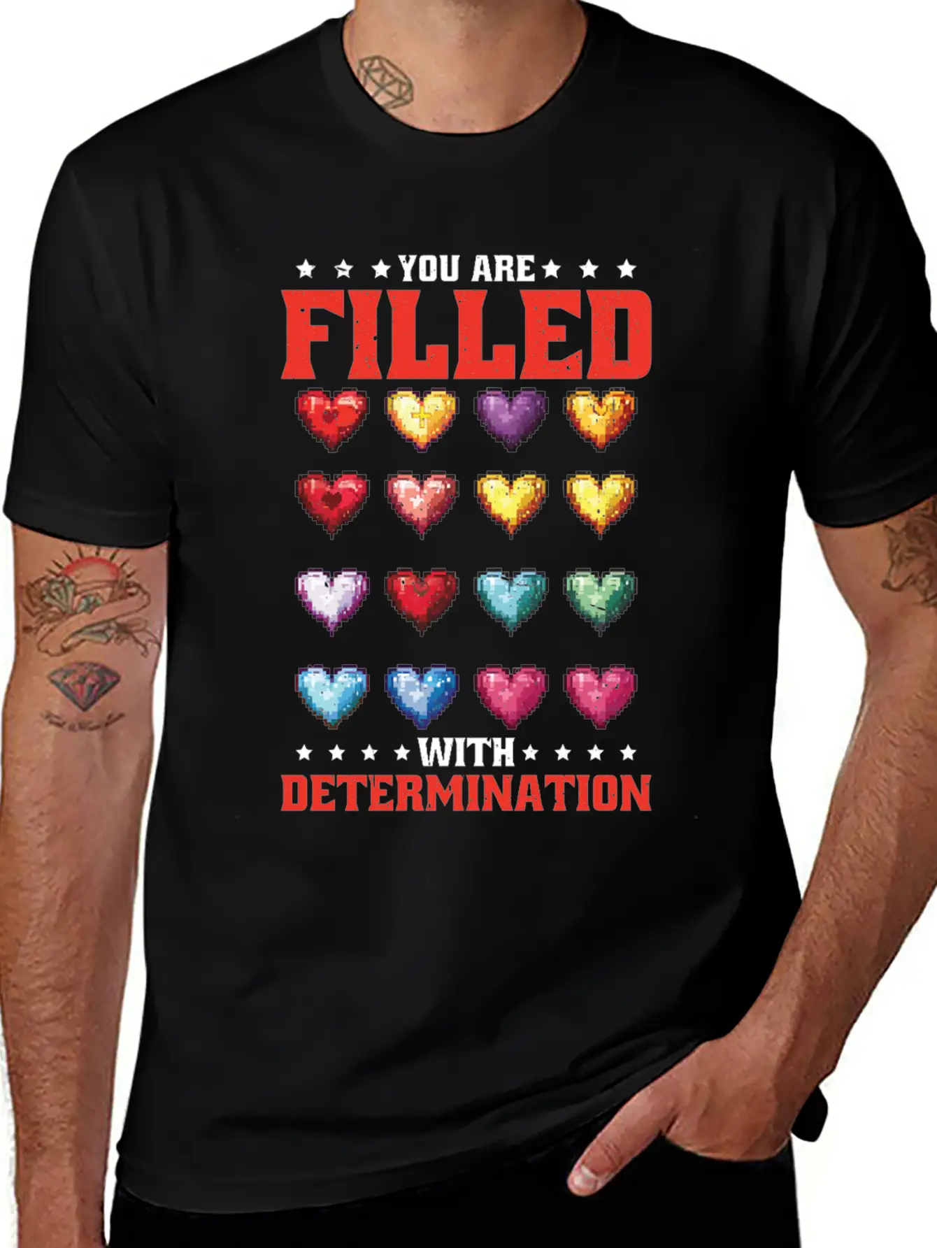 You Are Filled With Determination 26 Relaxed Everyday Tee – Lightweight And Durable Cotton