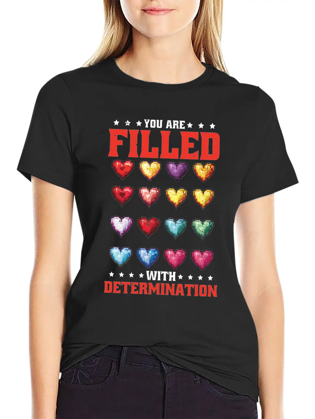You Are Filled With Determination 26 Relaxed Everyday Tee – Lightweight And Durable Cotton