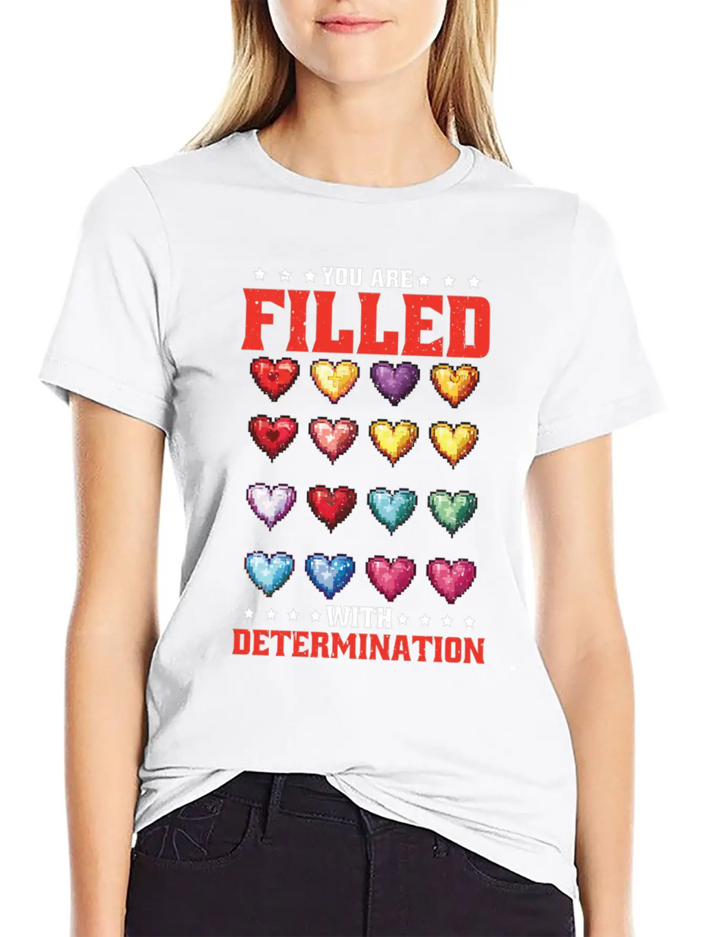 You Are Filled With Determination 26 Relaxed Everyday Tee – Lightweight And Durable Cotton