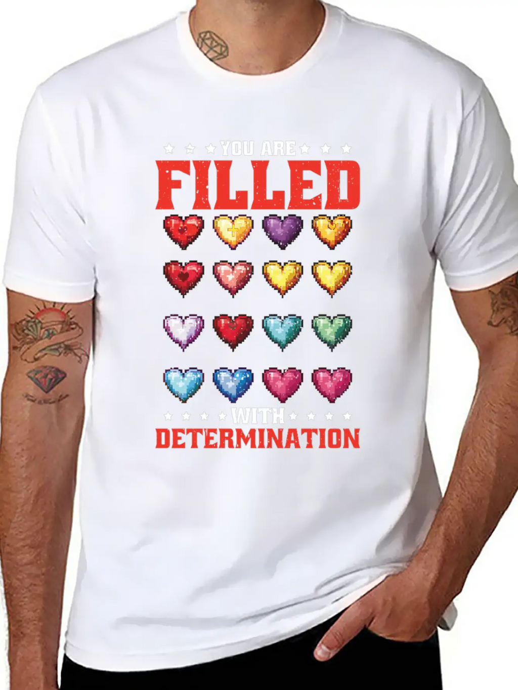 You Are Filled With Determination 26 Relaxed Everyday Tee – Lightweight And Durable Cotton
