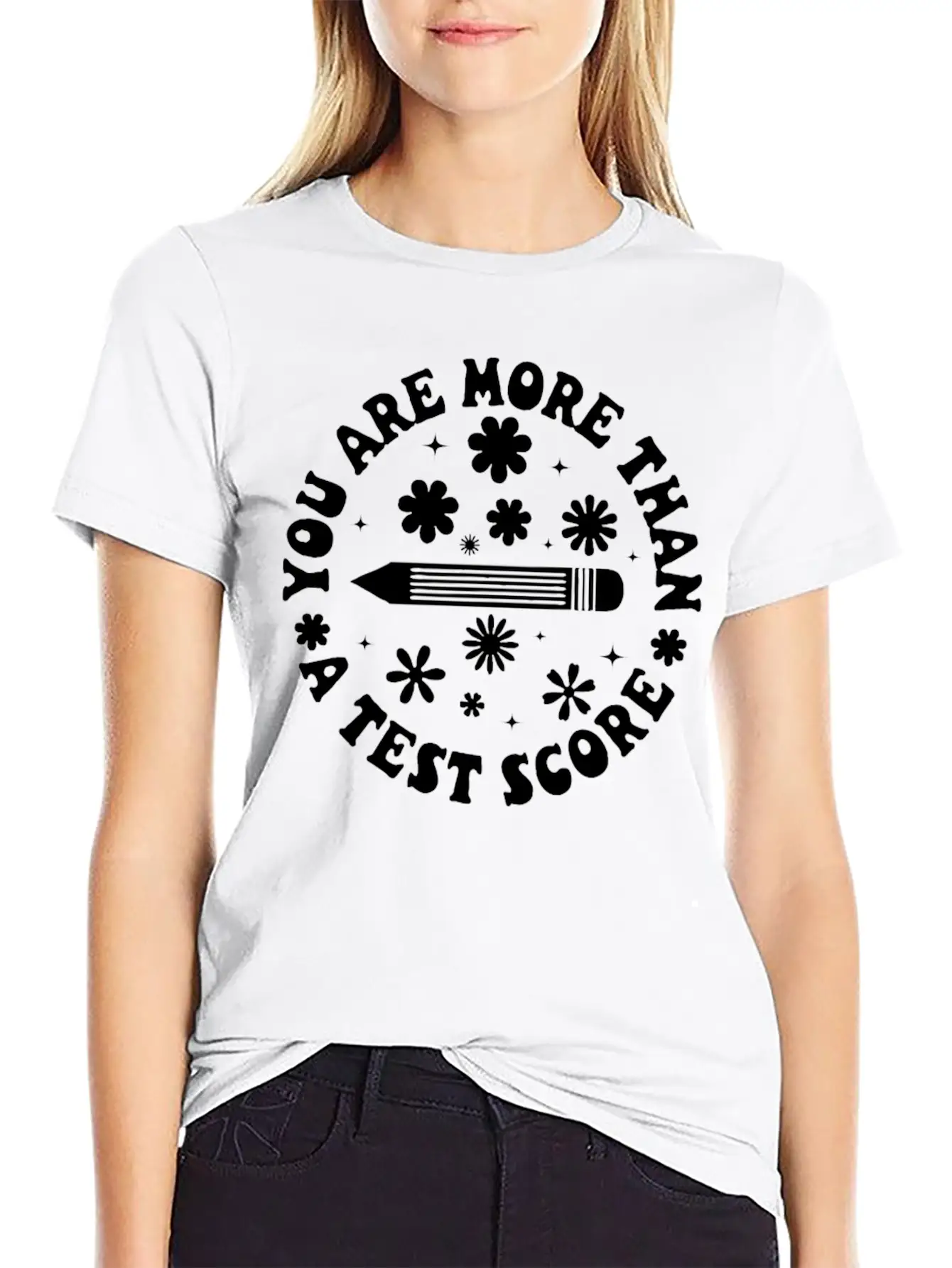 You Are More Than A Test Score Breathable Graphic T-Shirt – Perfect For Casual Days