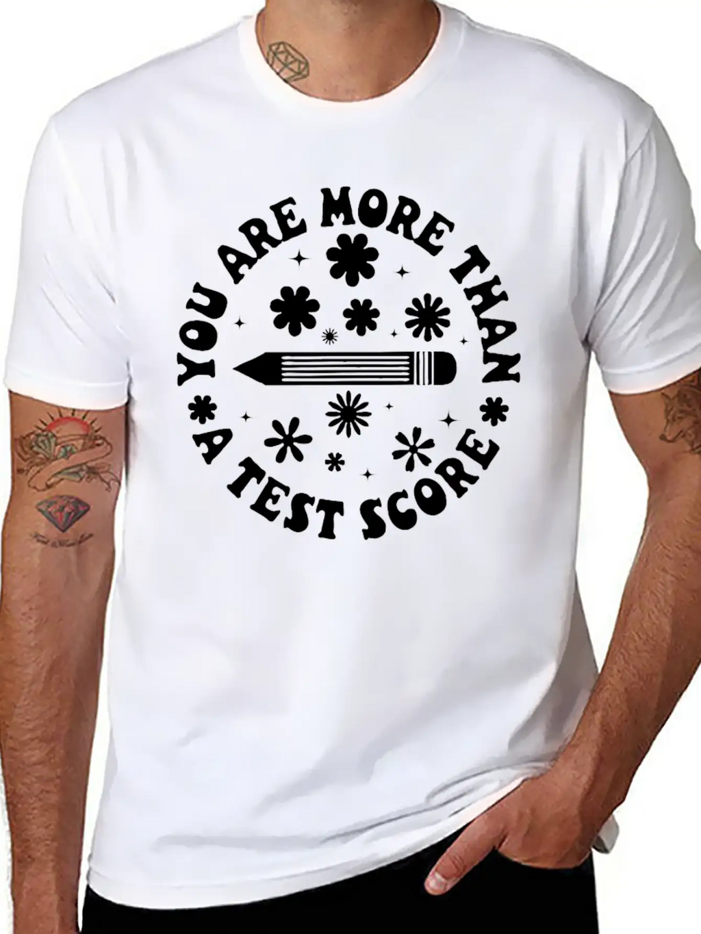 You Are More Than A Test Score Breathable Graphic T-Shirt – Perfect For Casual Days