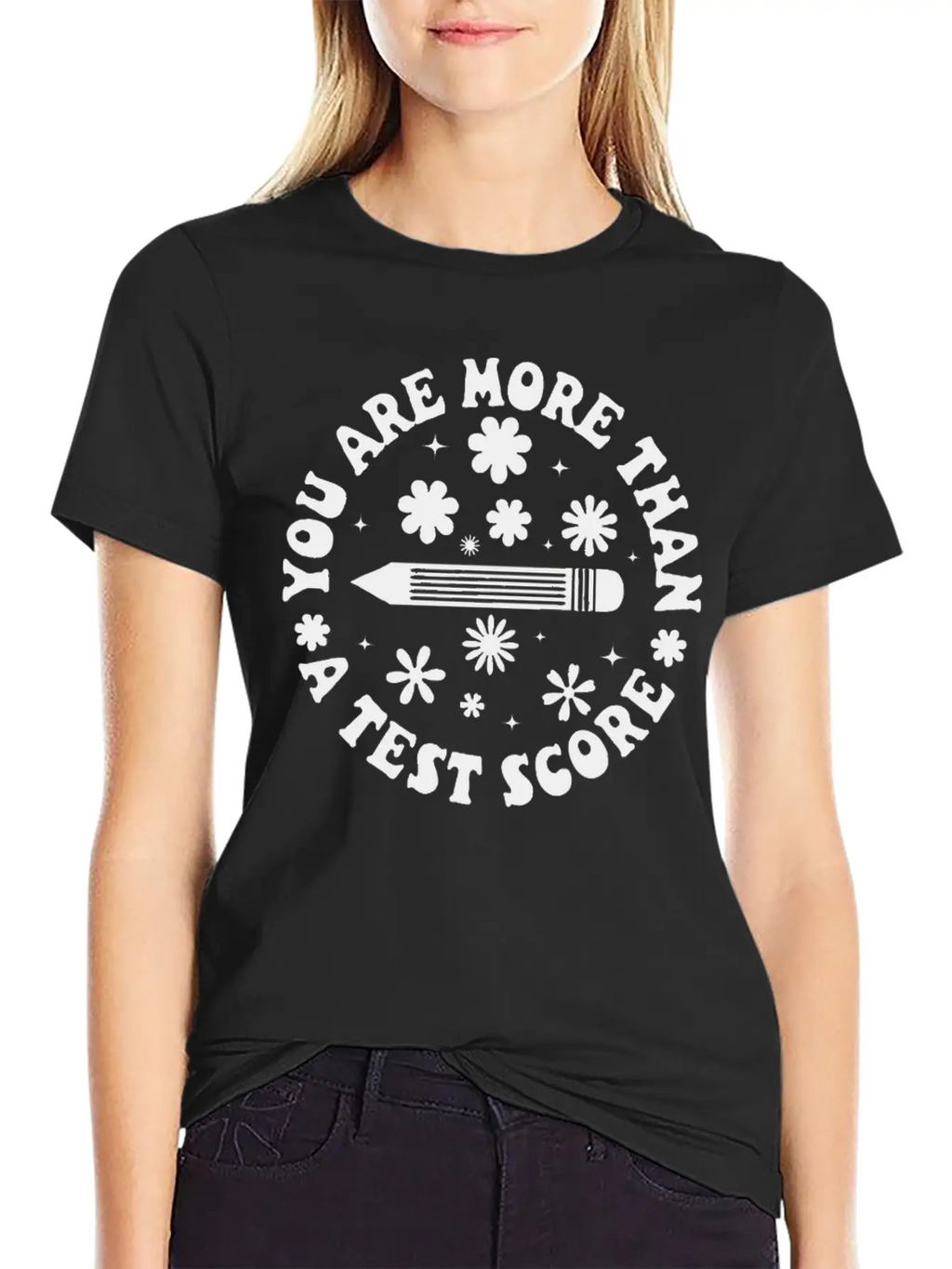 You Are More Than A Test Score Breathable Graphic T-Shirt – Perfect For Casual Days