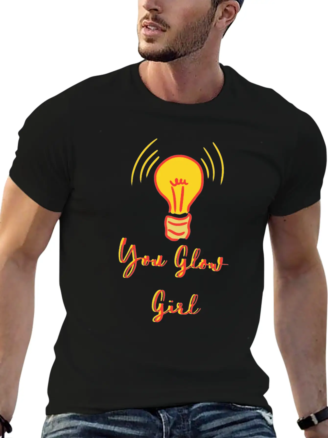 You Glow Girl Classic Cotton Tee – Unisex Comfort For Any Season