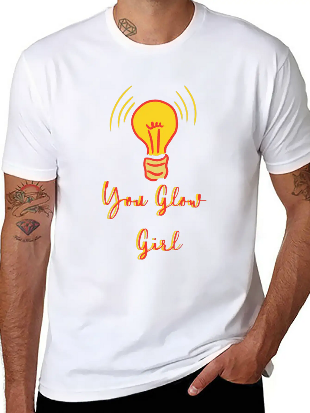 You Glow Girl Classic Cotton Tee – Unisex Comfort For Any Season