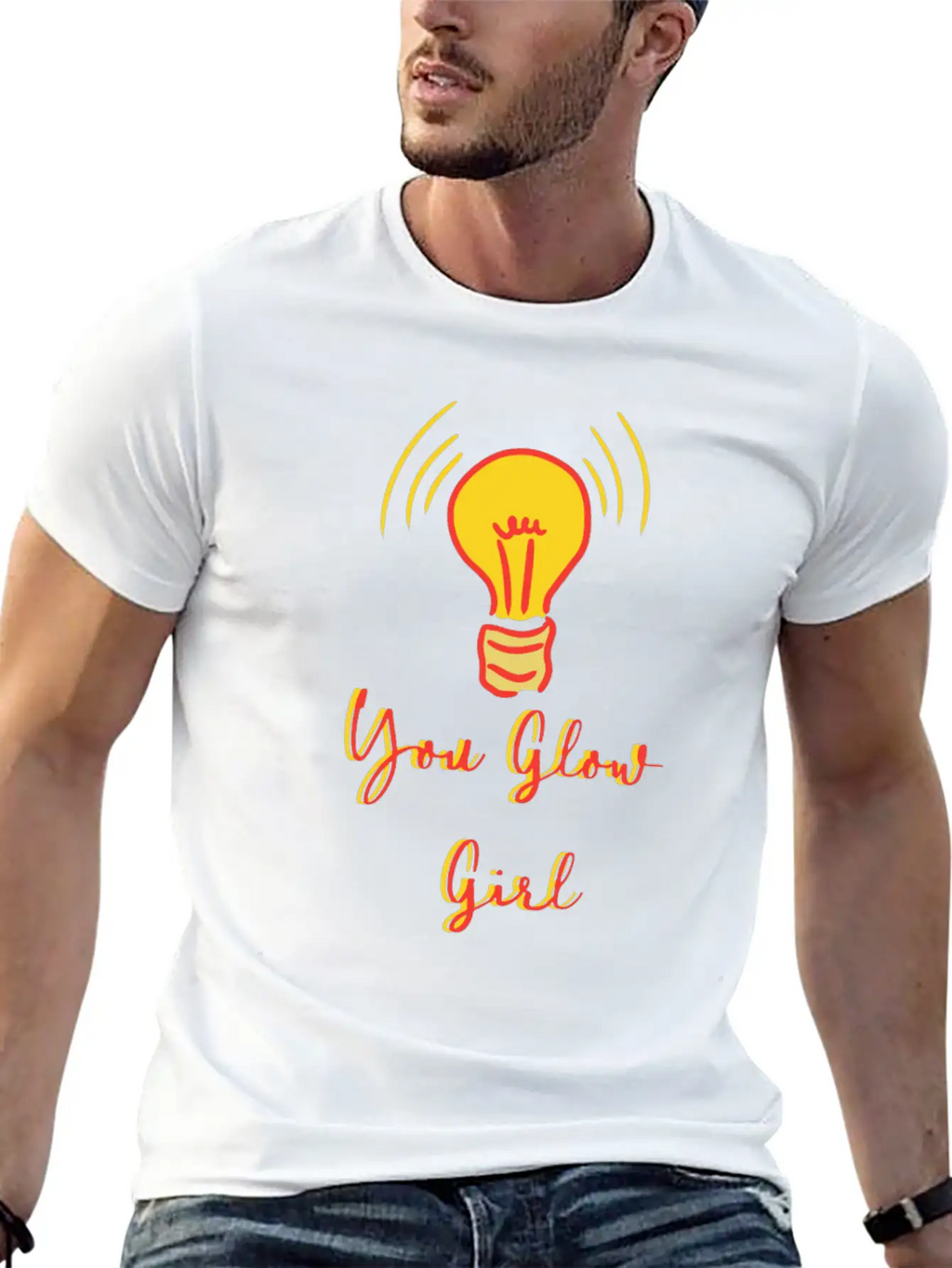 You Glow Girl Classic Cotton Tee – Unisex Comfort For Any Season