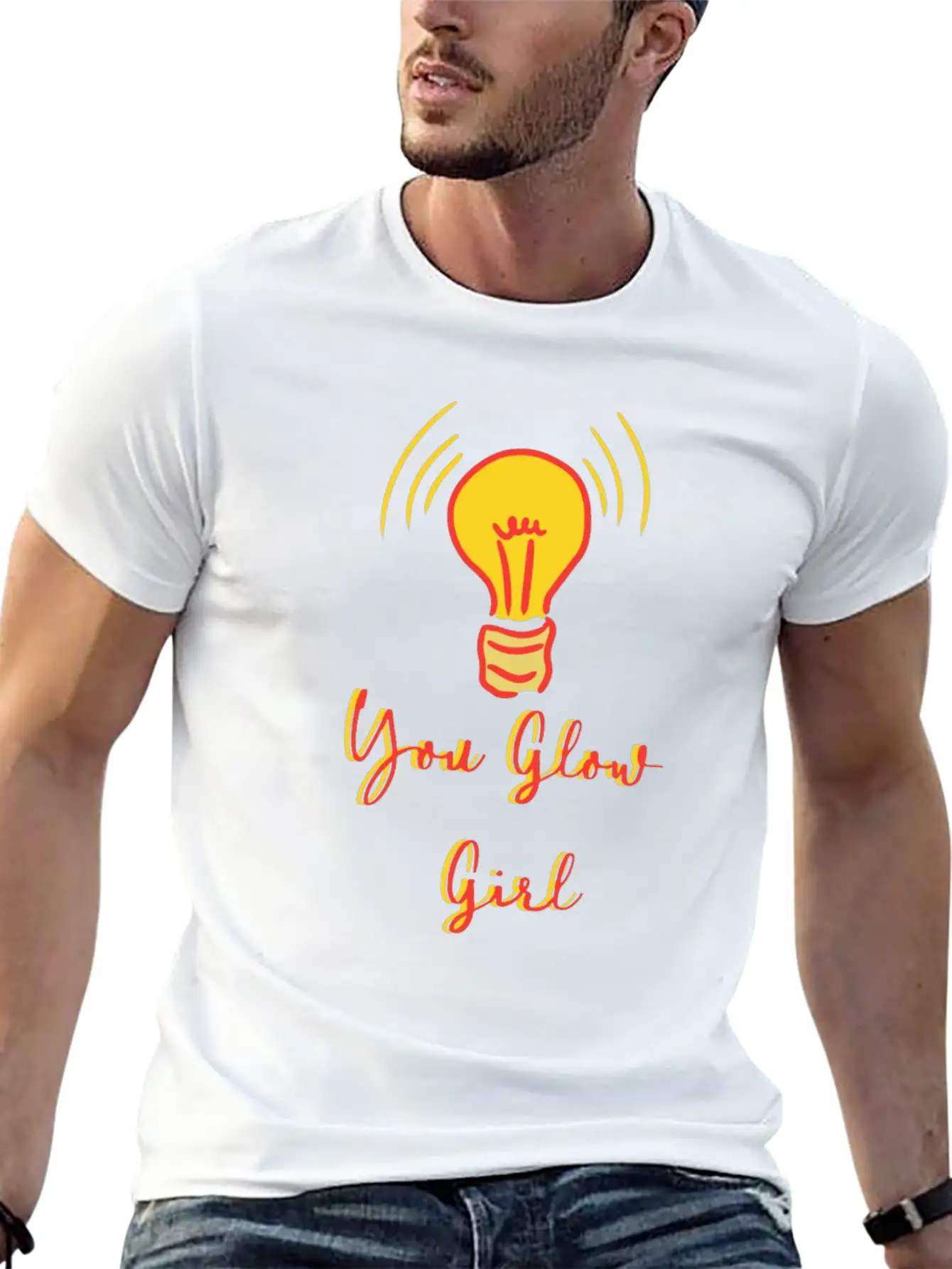 You Glow Girl Classic Cotton Tee – Unisex Comfort For Any Season