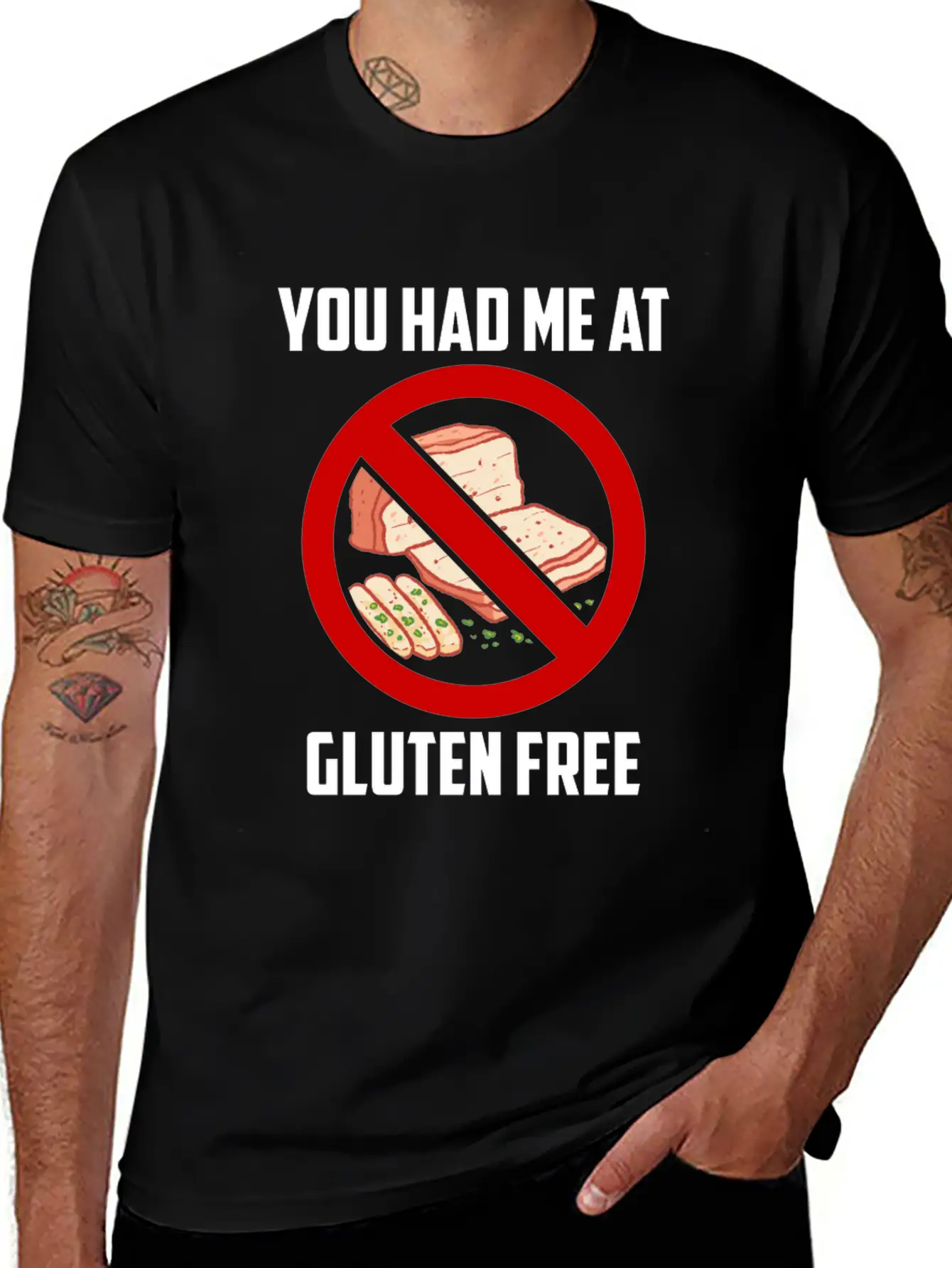 You Had Me At Gluten Free Celiac Disease Food Relaxed Everyday Tee – Lightweight And Durable Cotton