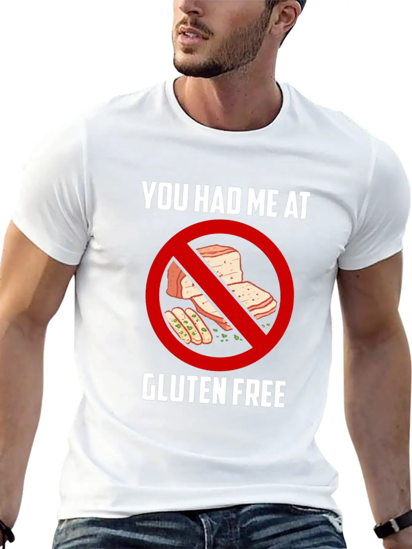 You Had Me At Gluten Free Celiac Disease Food Relaxed Everyday Tee – Lightweight And Durable Cotton