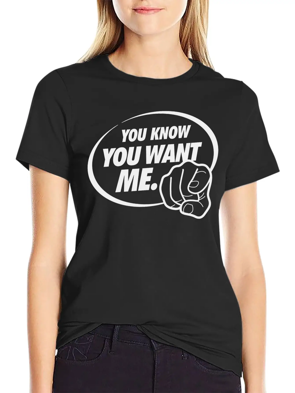 You Know You Want Me! I'm All Yours! Breathable Graphic T-Shirt – Perfect For Casual Days