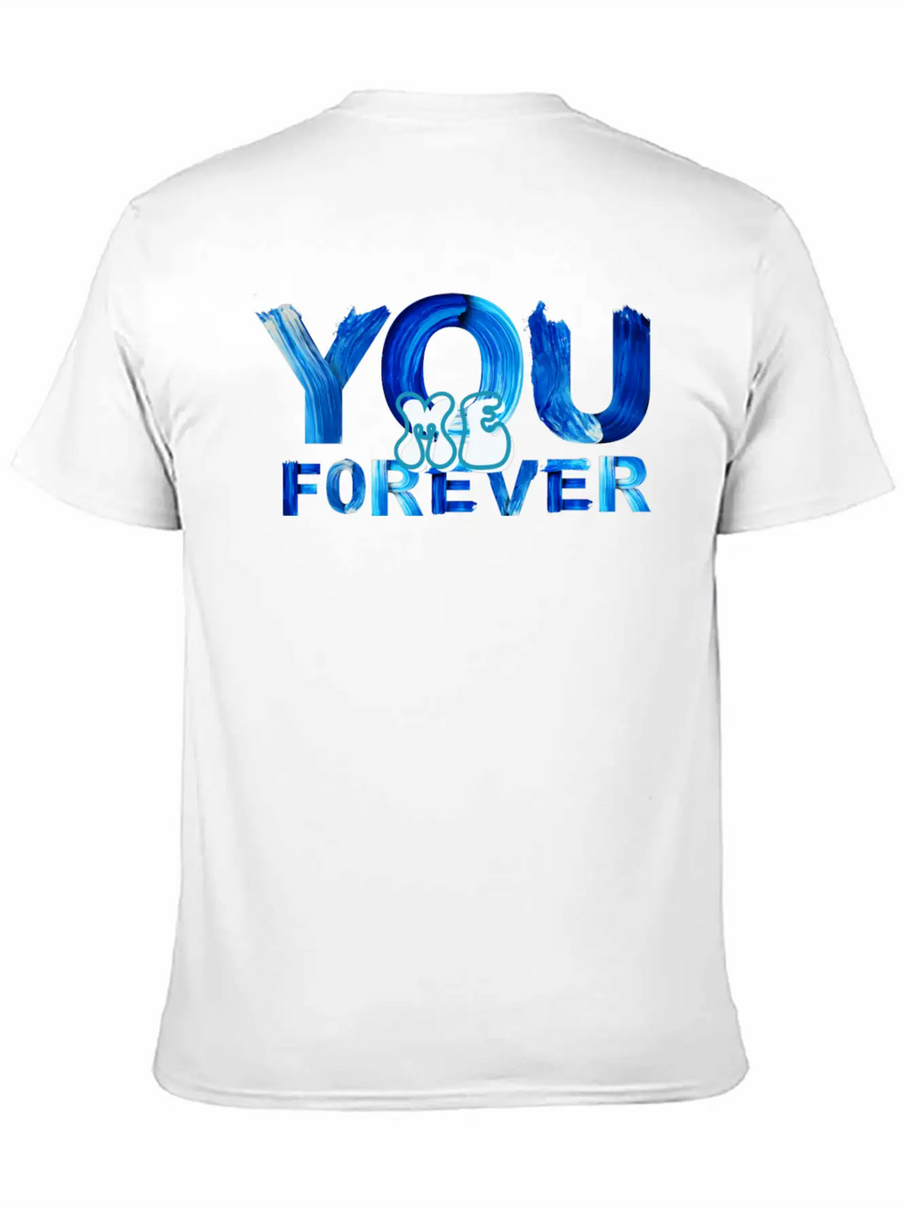 You Me Forever Art Timeless Short Sleeve Tee – Comfy And Minimalist Design