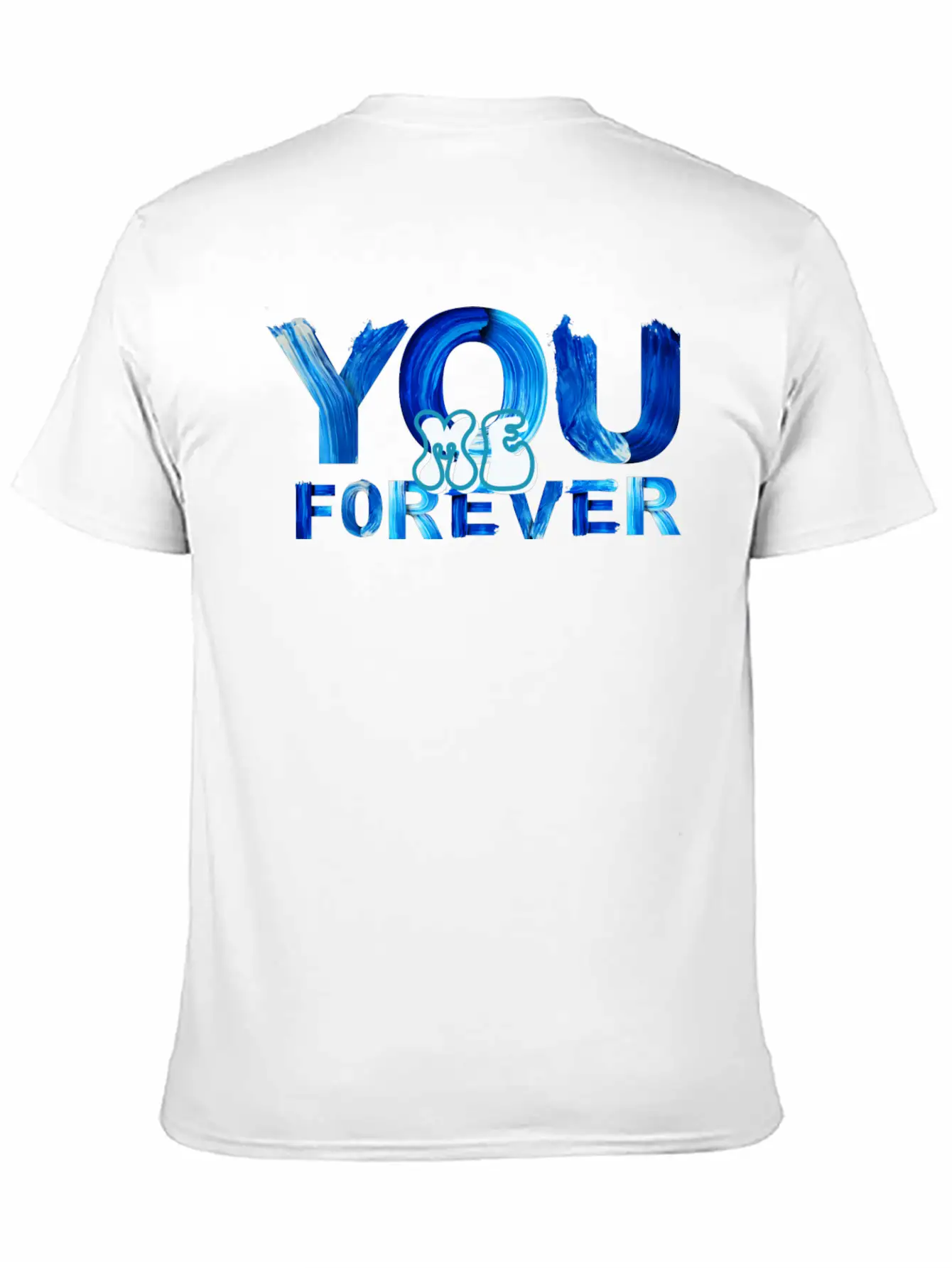 You Me Forever Art Timeless Short Sleeve Tee – Comfy And Minimalist Design