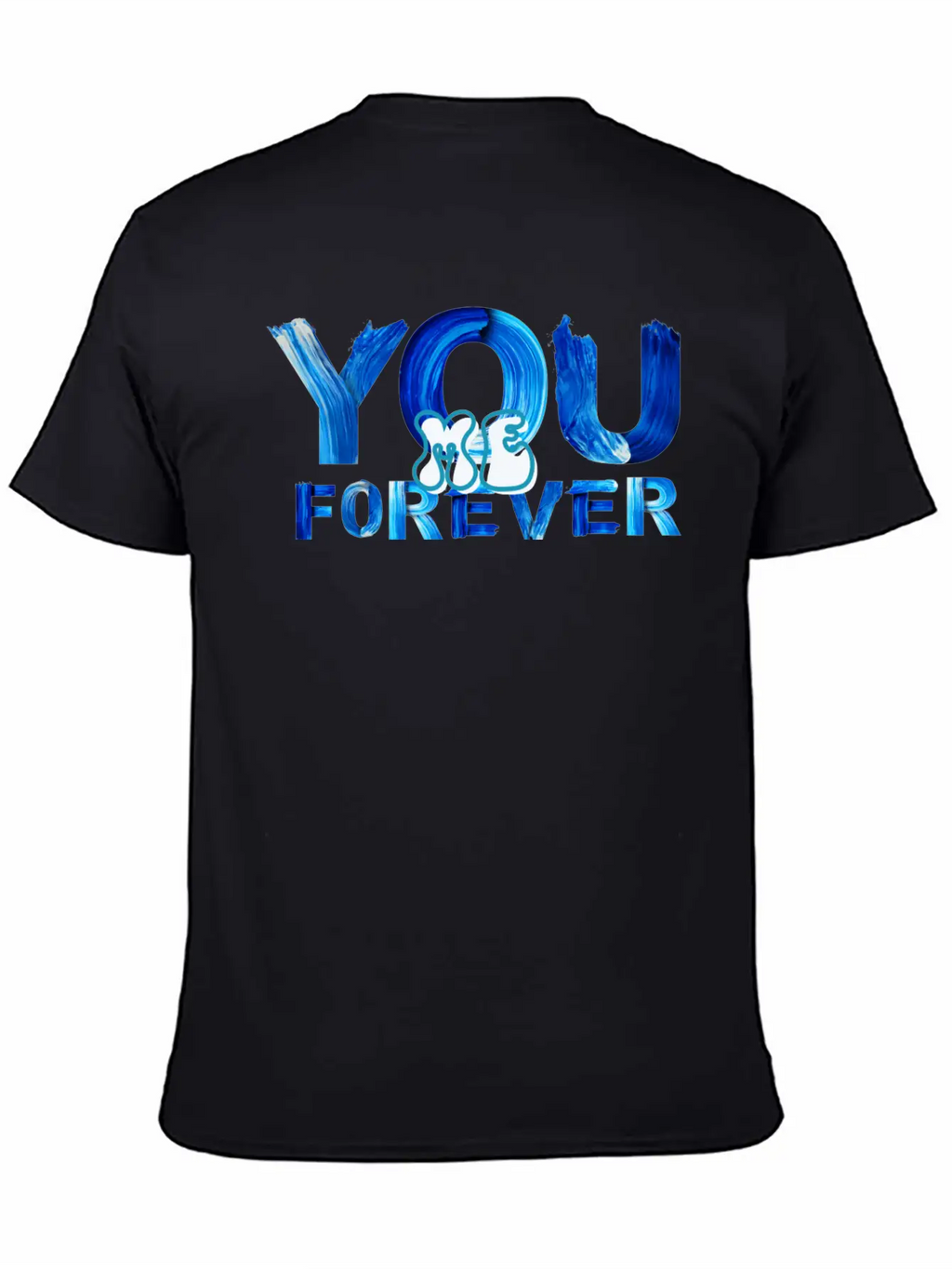 You Me Forever Art Timeless Short Sleeve Tee – Comfy And Minimalist Design