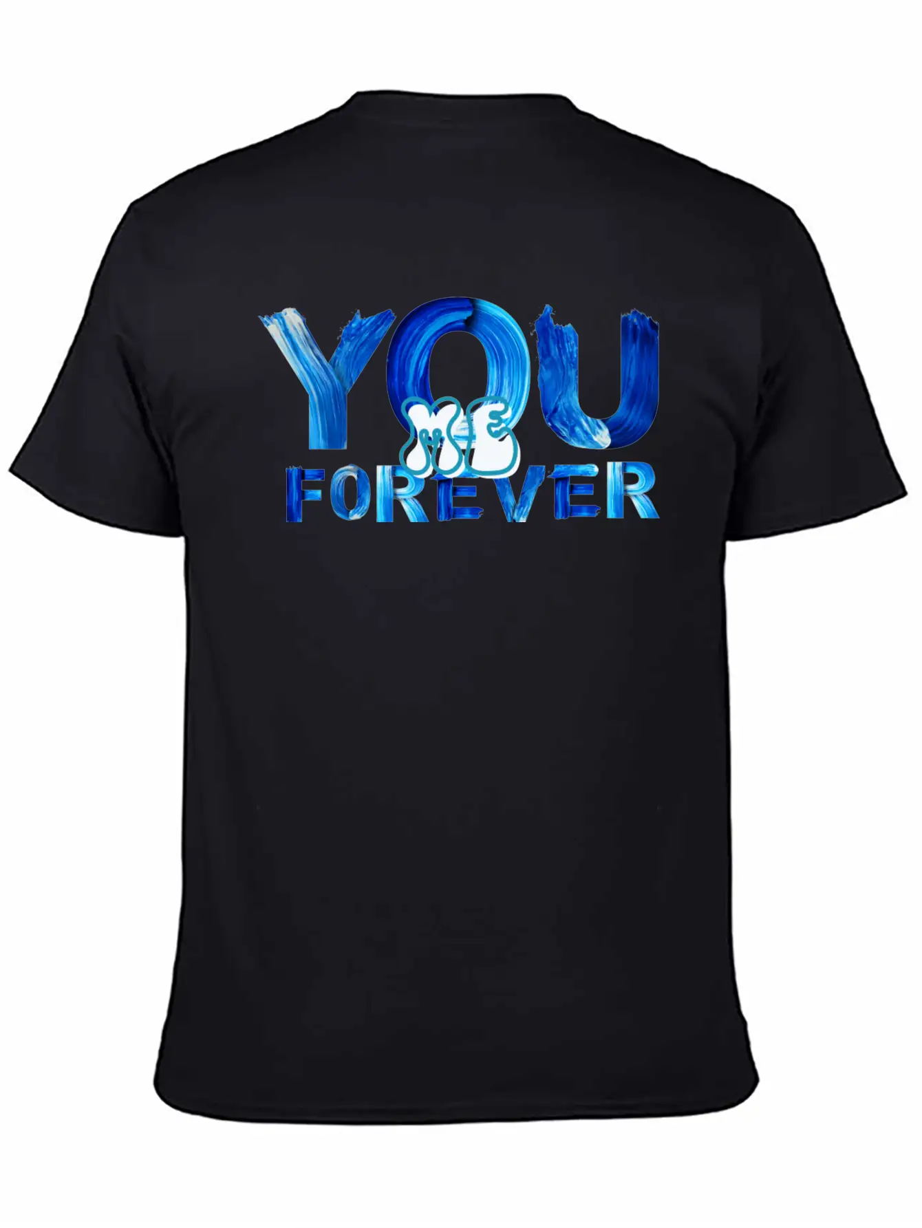 You Me Forever Art Timeless Short Sleeve Tee – Comfy And Minimalist Design