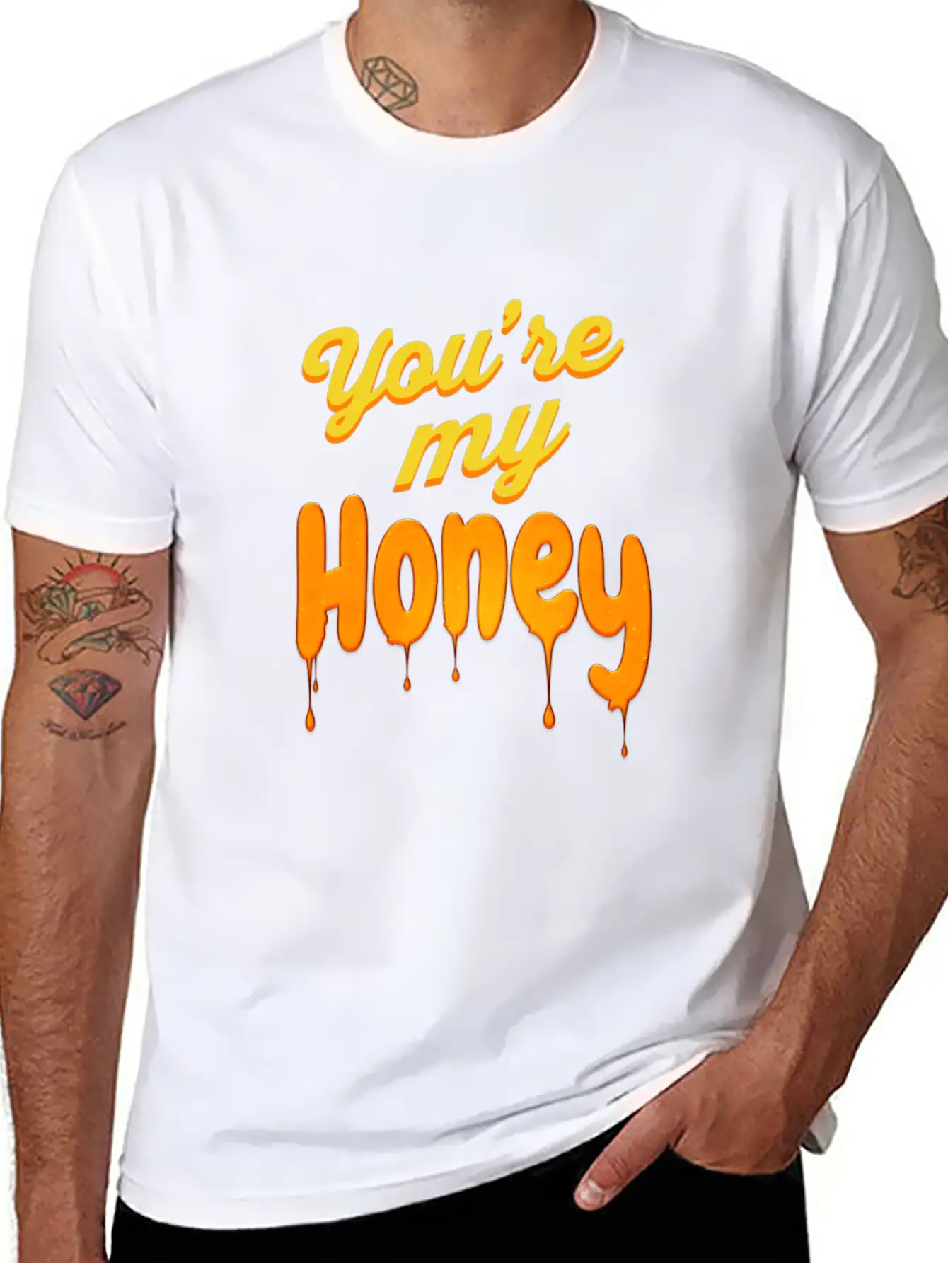 You Re My Honey Basic Graphic T-Shirt – Daily Comfort In Soft Cotton