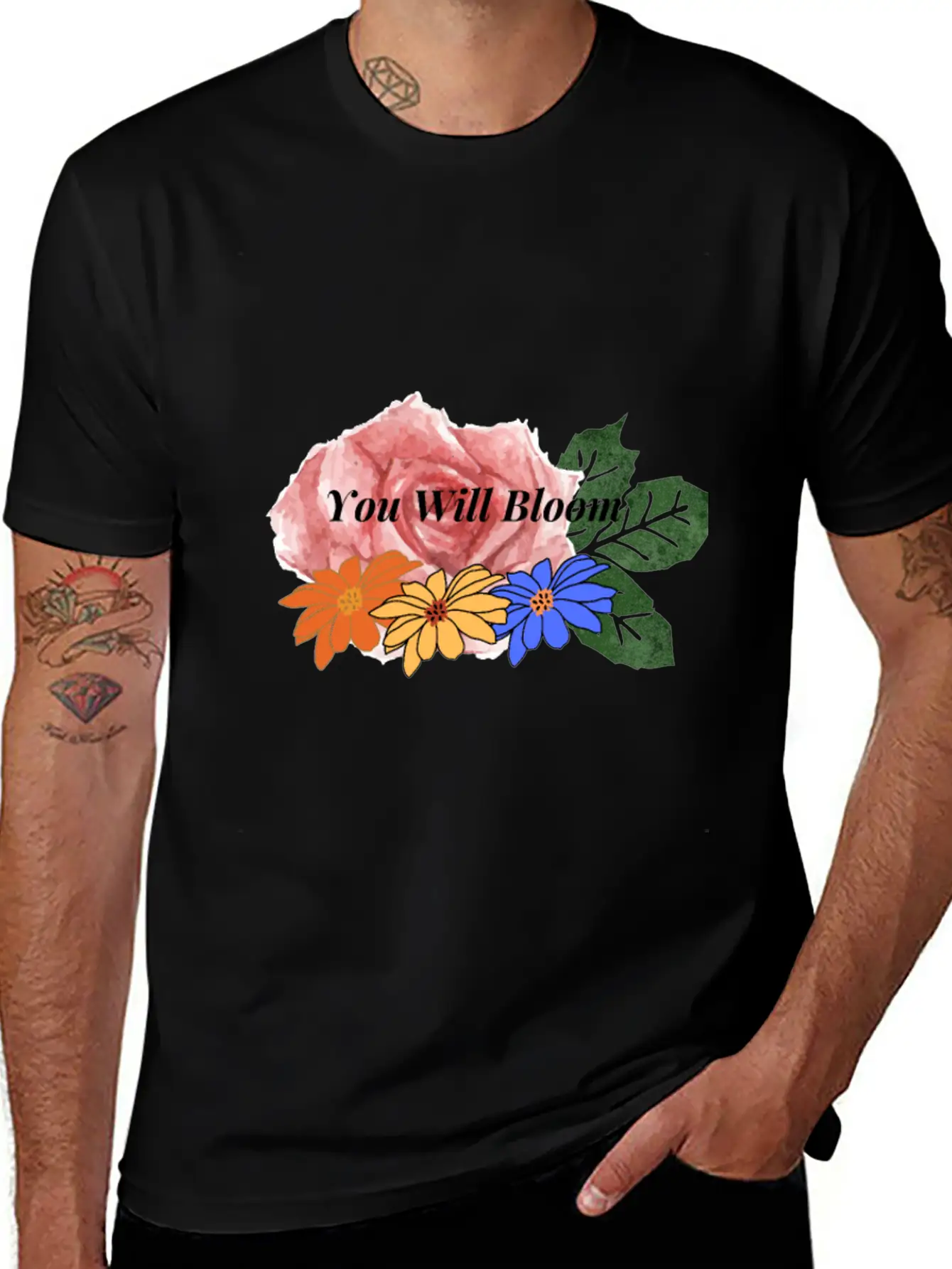 You Will Bloom Timeless Short Sleeve Tee – Comfy And Minimalist Design