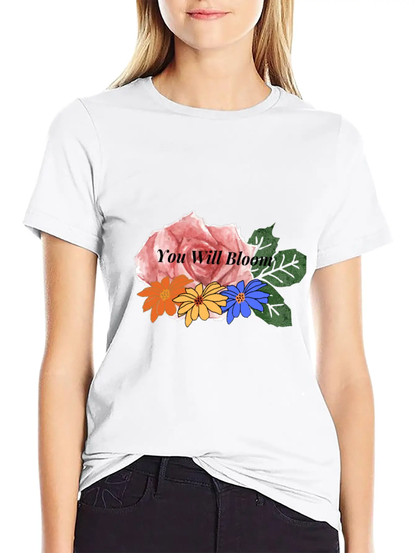 You Will Bloom Timeless Short Sleeve Tee – Comfy And Minimalist Design