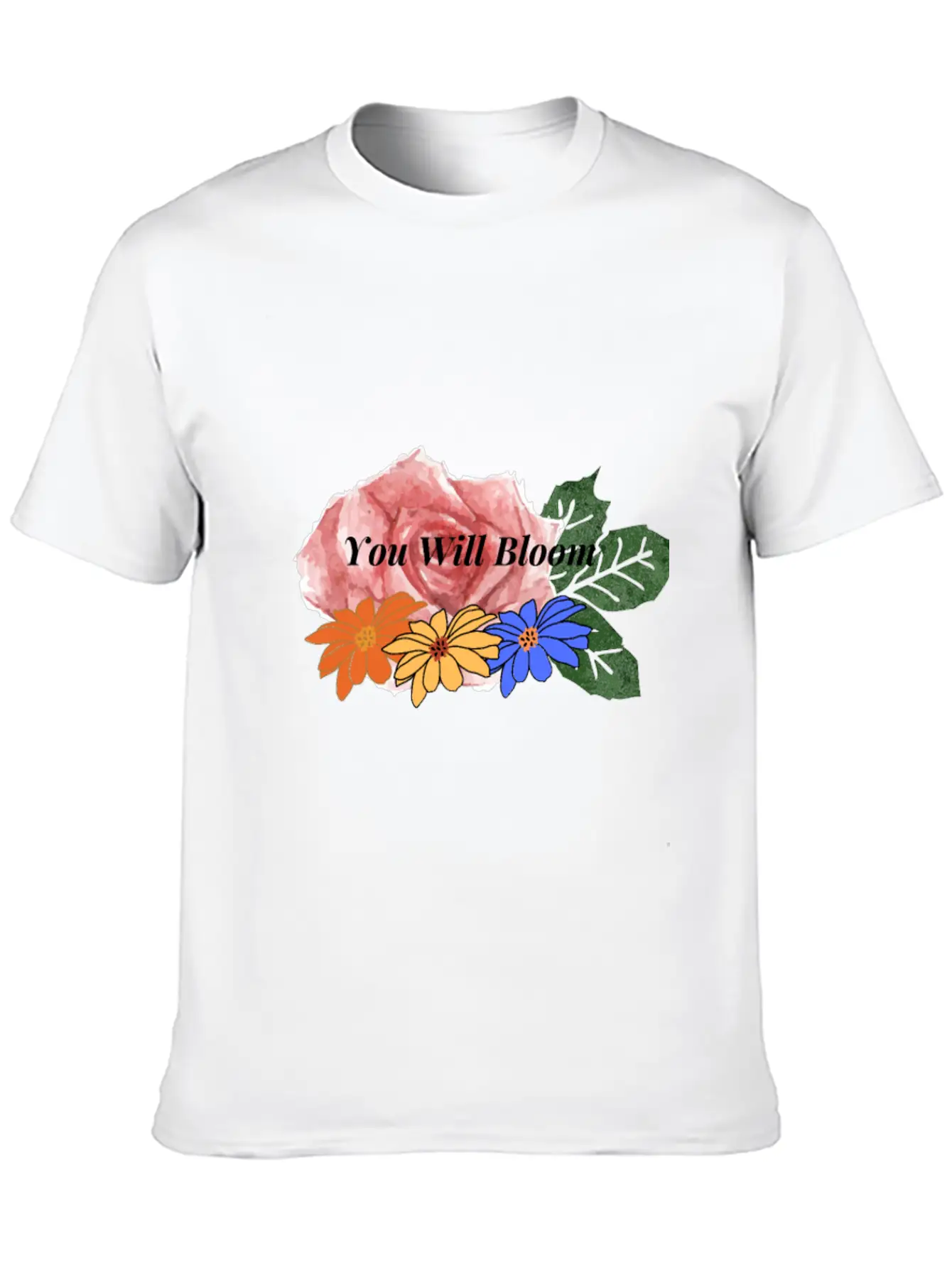 You Will Bloom Timeless Short Sleeve Tee – Comfy And Minimalist Design