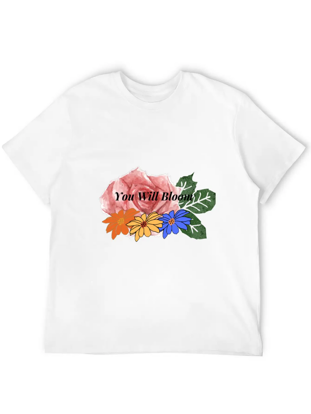 You Will Bloom Timeless Short Sleeve Tee – Comfy And Minimalist Design