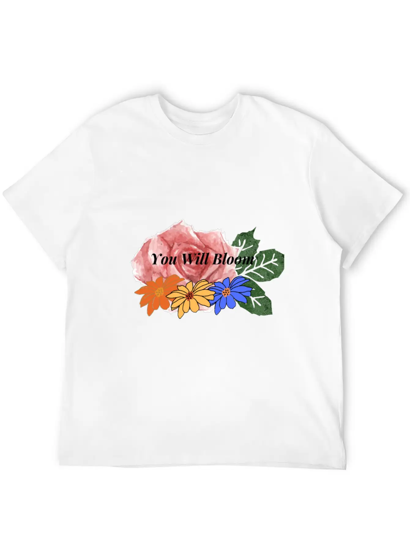 You Will Bloom Timeless Short Sleeve Tee – Comfy And Minimalist Design