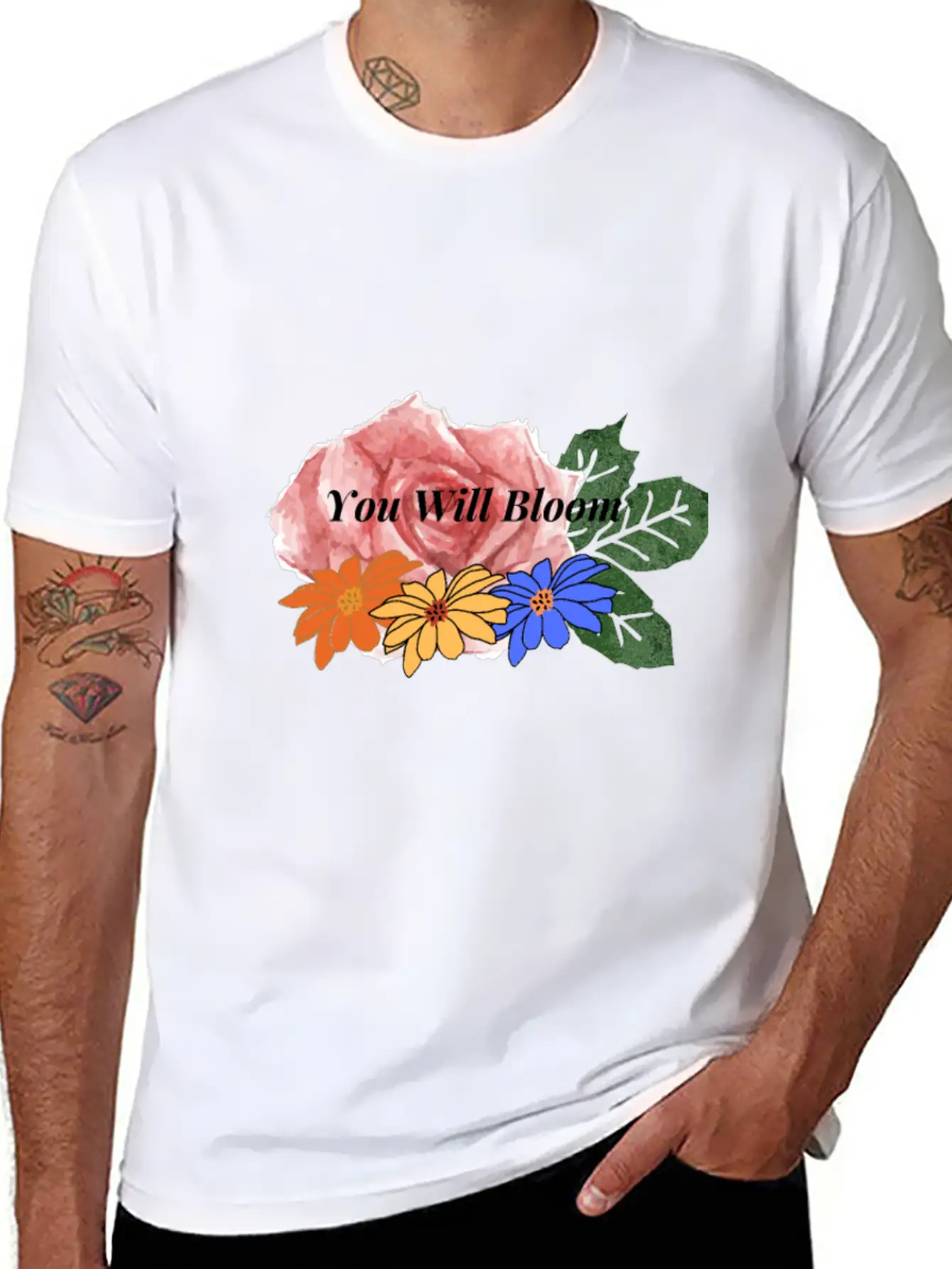 You Will Bloom Timeless Short Sleeve Tee – Comfy And Minimalist Design