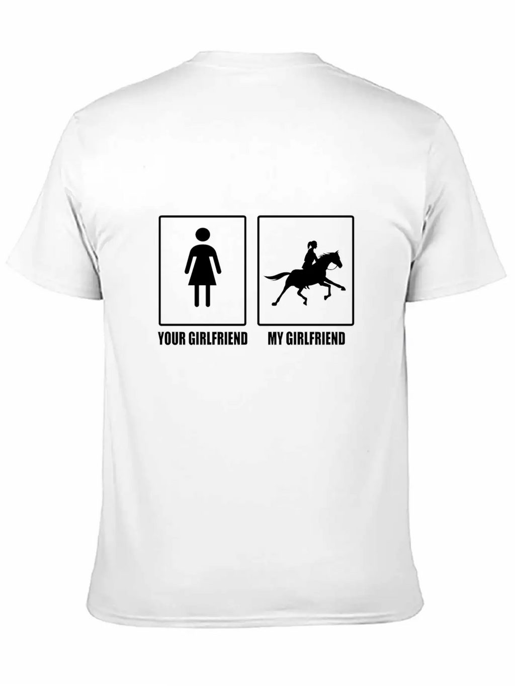 Your And My Girlfriend Horse - Premium Design Relaxed Everyday Tee – Lightweight And Durable Cotton