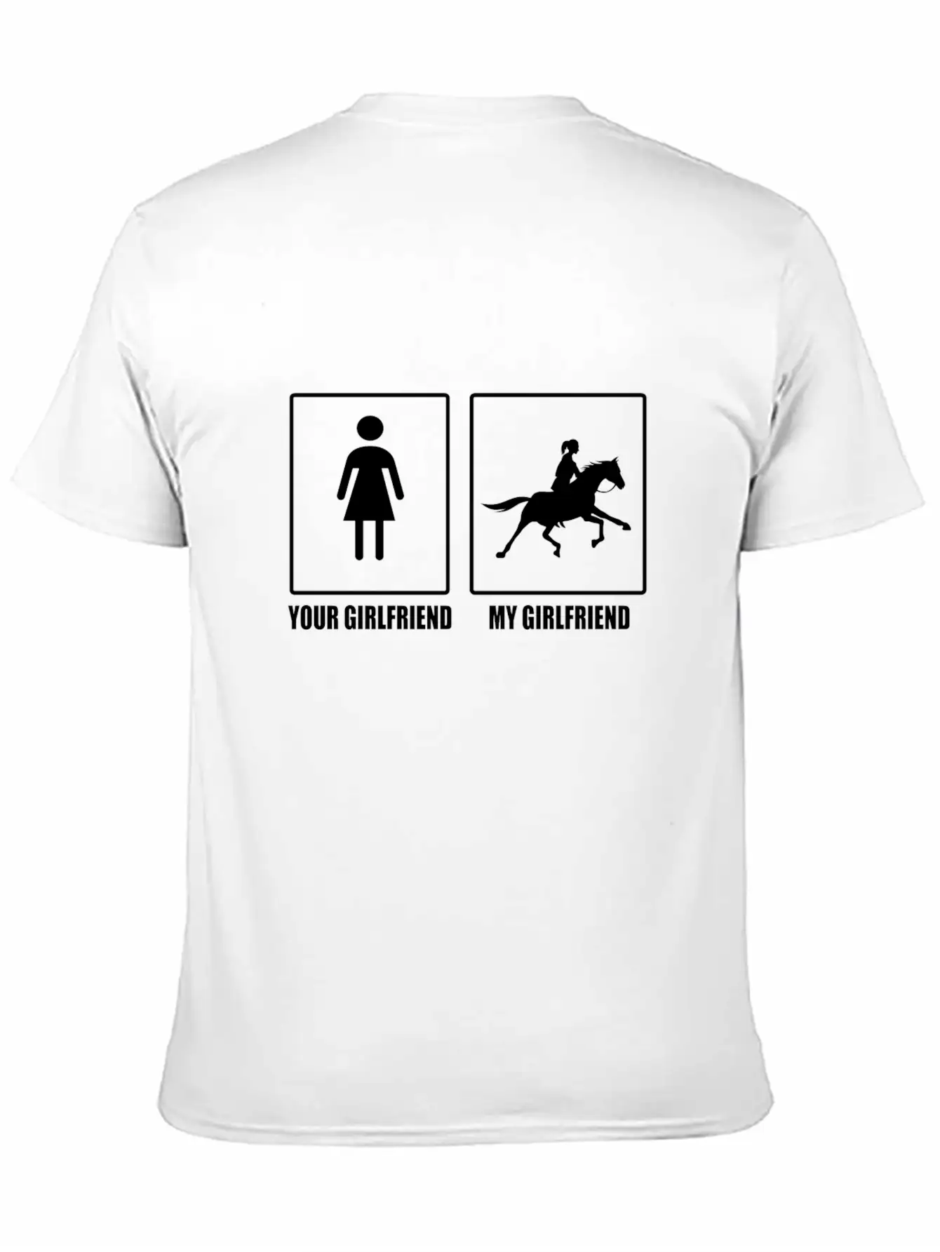 Your And My Girlfriend Horse - Premium Design Relaxed Everyday Tee – Lightweight And Durable Cotton