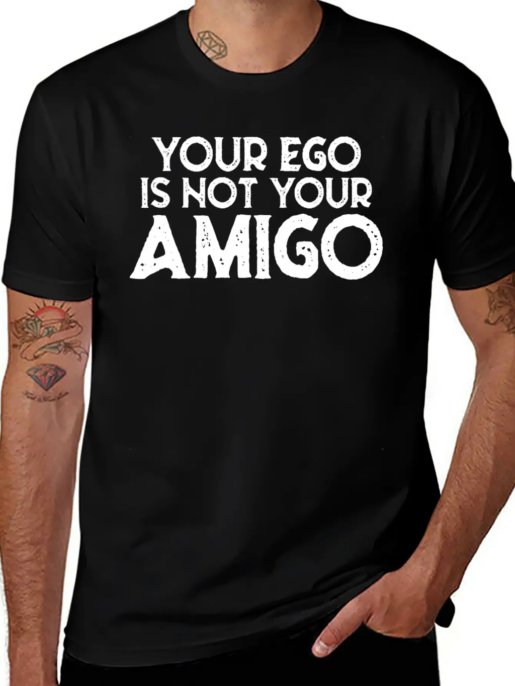 Your Ego Is Not Your Amigo 22 Breathable Graphic T-Shirt – Perfect For Casual Days