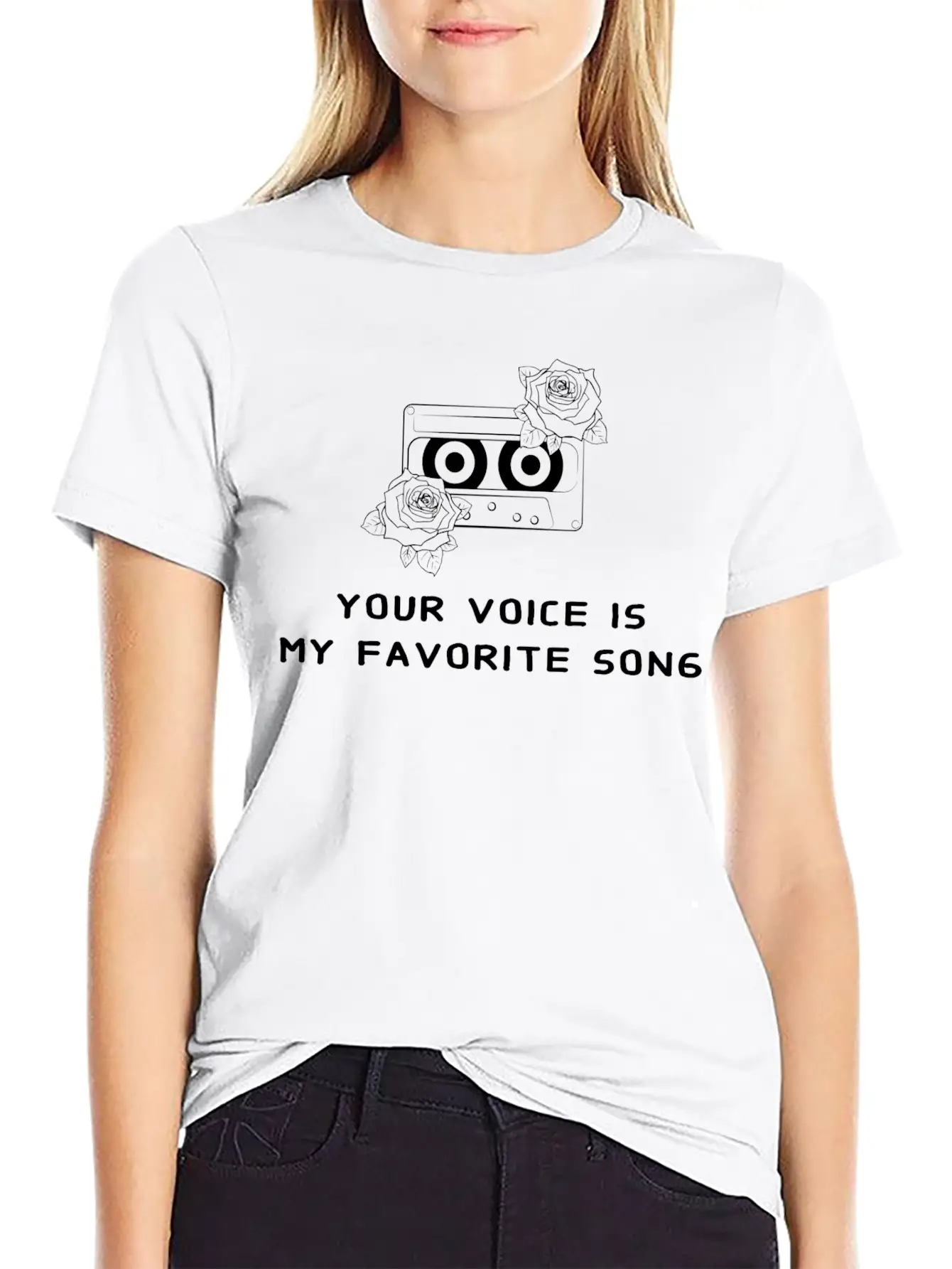 Your Voice Is A Song For Me Classic Cotton Tee – Unisex Comfort For Any Season
