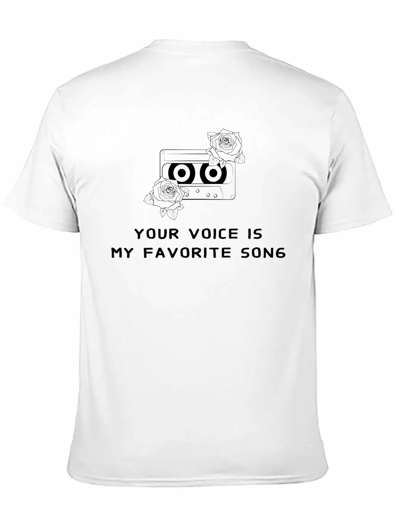 Your Voice Is A Song For Me Classic Cotton Tee – Unisex Comfort For Any Season