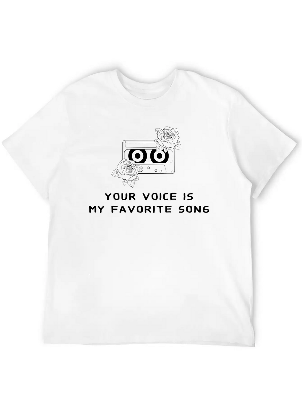 Your Voice Is A Song For Me Classic Cotton Tee – Unisex Comfort For Any Season