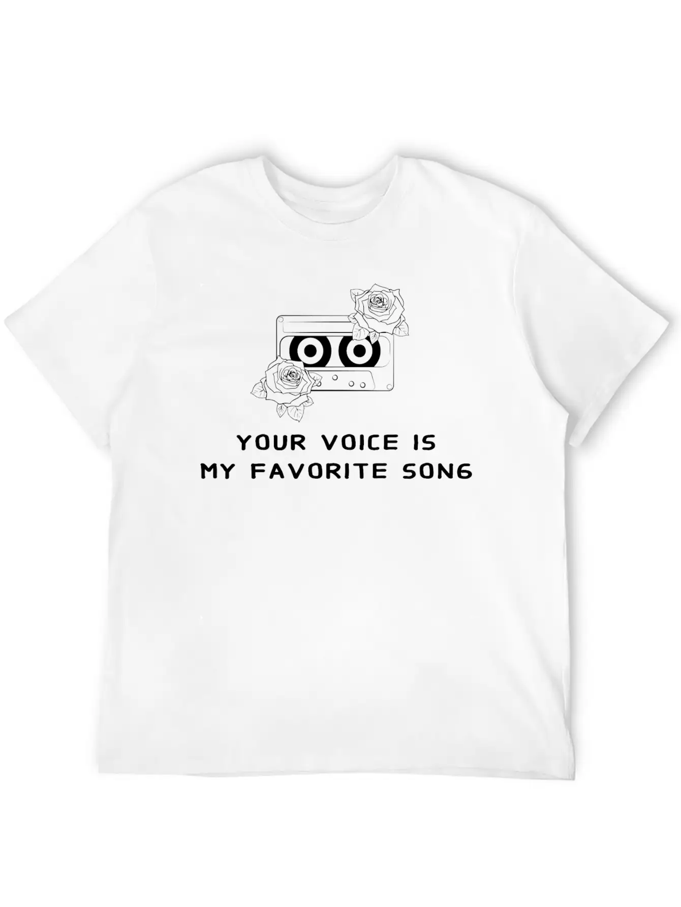 Your Voice Is A Song For Me Classic Cotton Tee – Unisex Comfort For Any Season