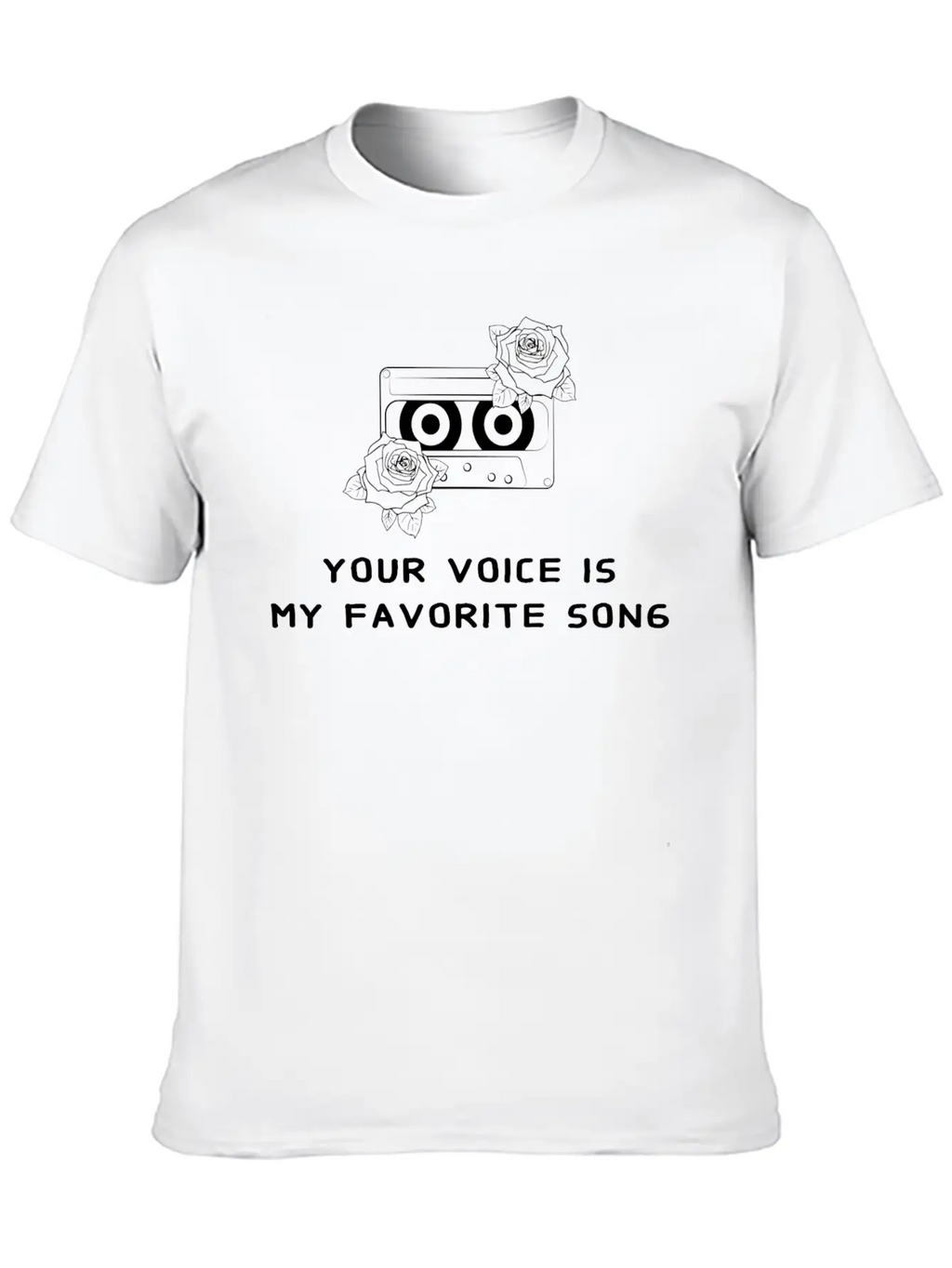 Your Voice Is A Song For Me Classic Cotton Tee – Unisex Comfort For Any Season
