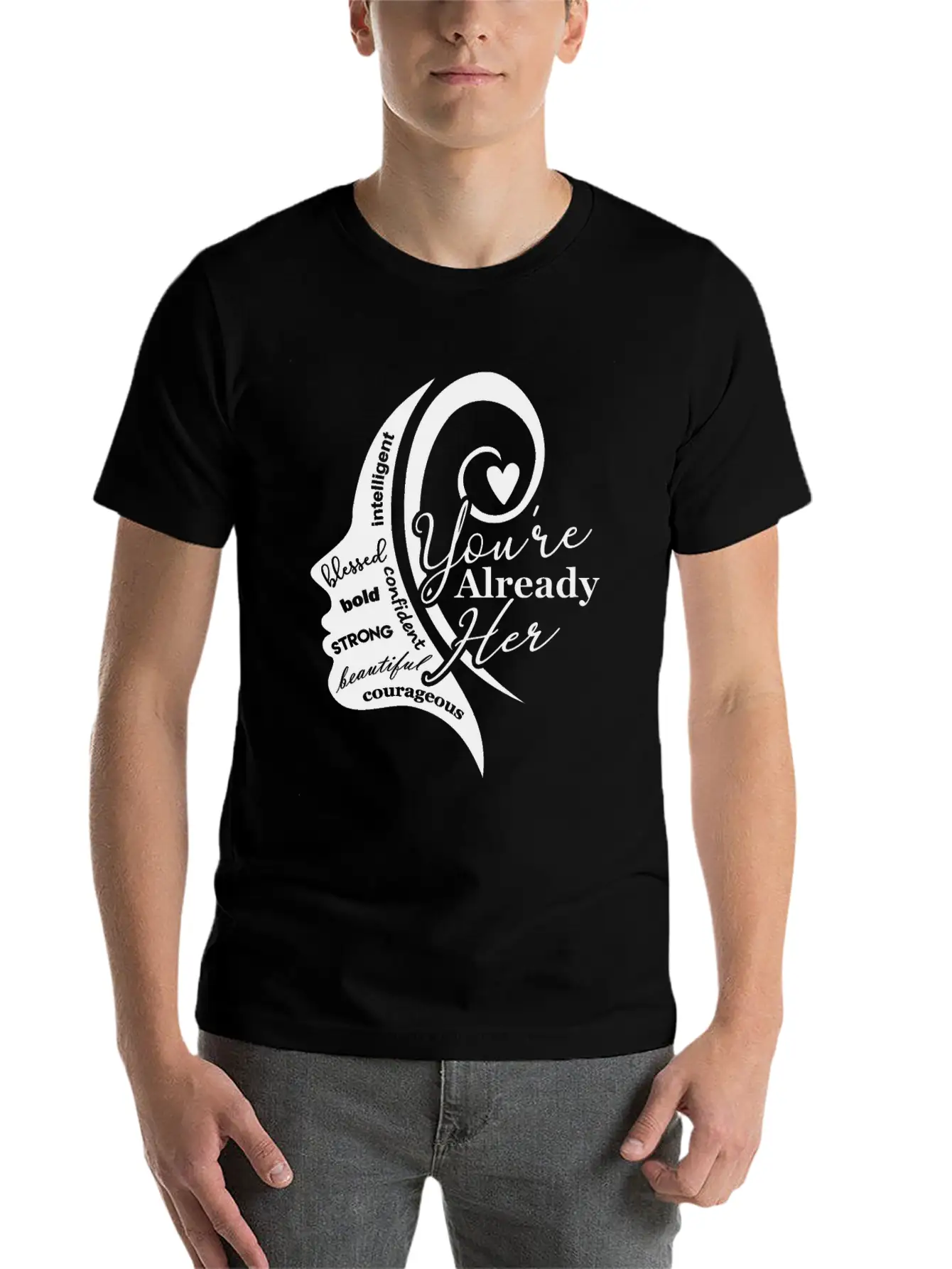 Youre Already Her 3 1 Classic Cotton Tee – Unisex Comfort For Any Season