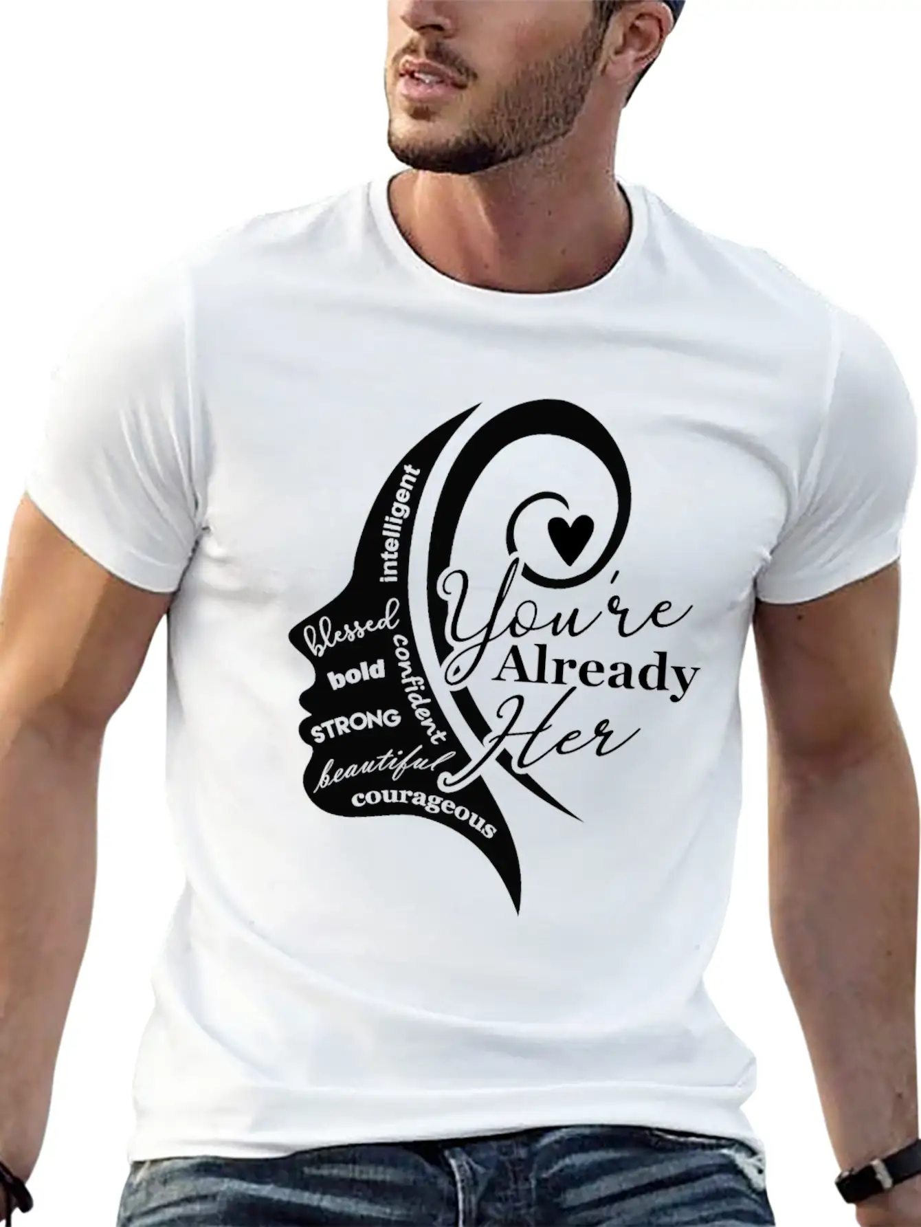 Youre Already Her 3 1 Classic Cotton Tee – Unisex Comfort For Any Season