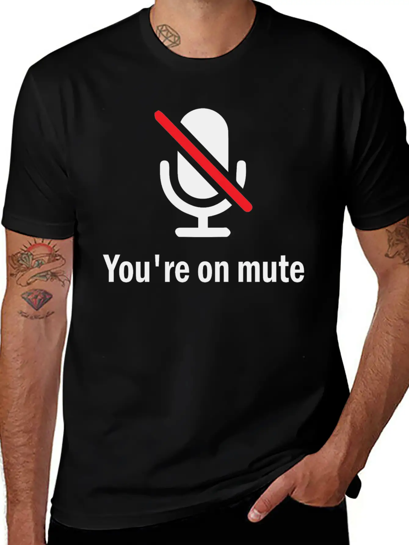 You're On Mute Timeless Short Sleeve Tee – Comfy And Minimalist Design