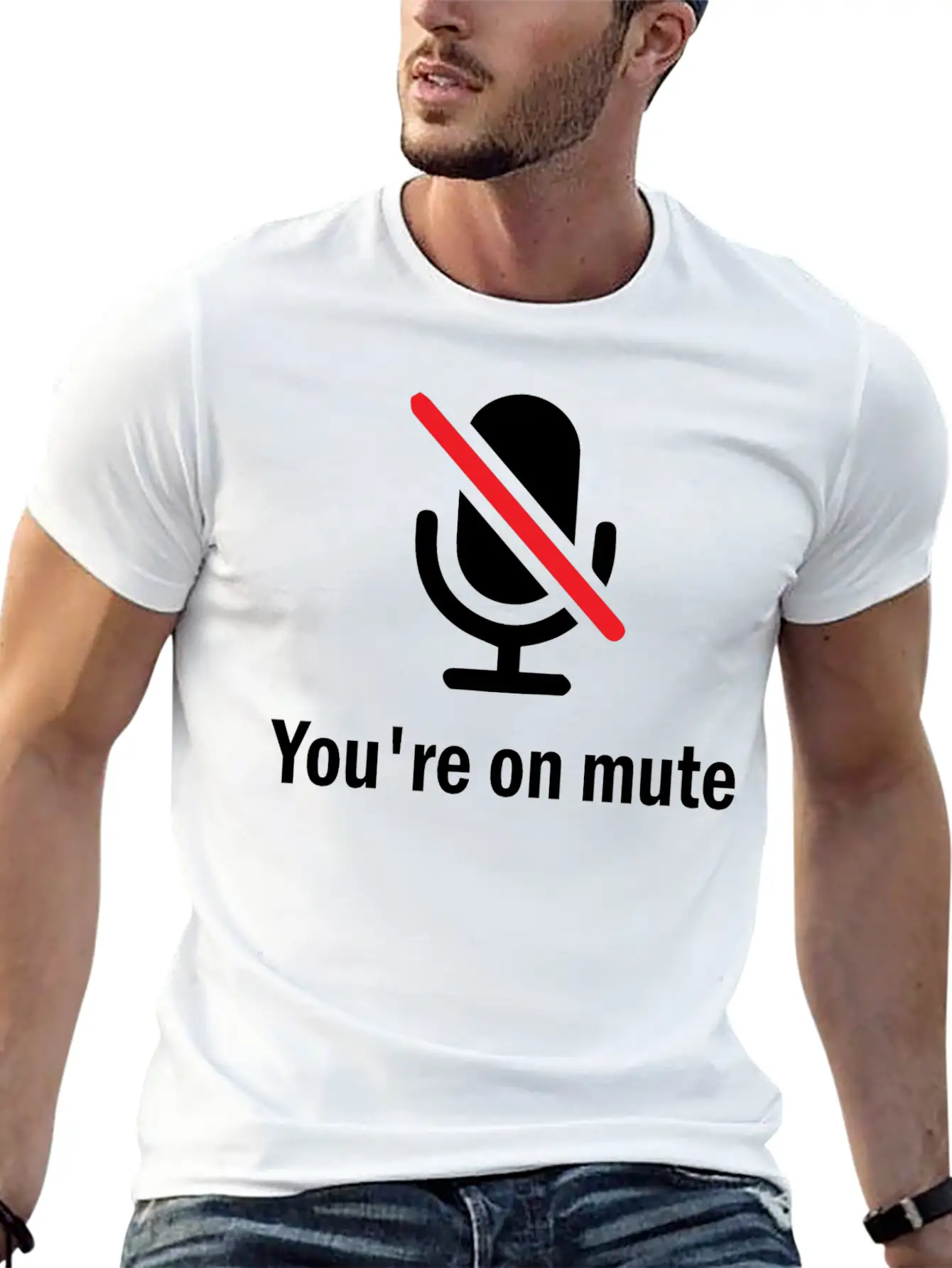 You're On Mute Timeless Short Sleeve Tee – Comfy And Minimalist Design